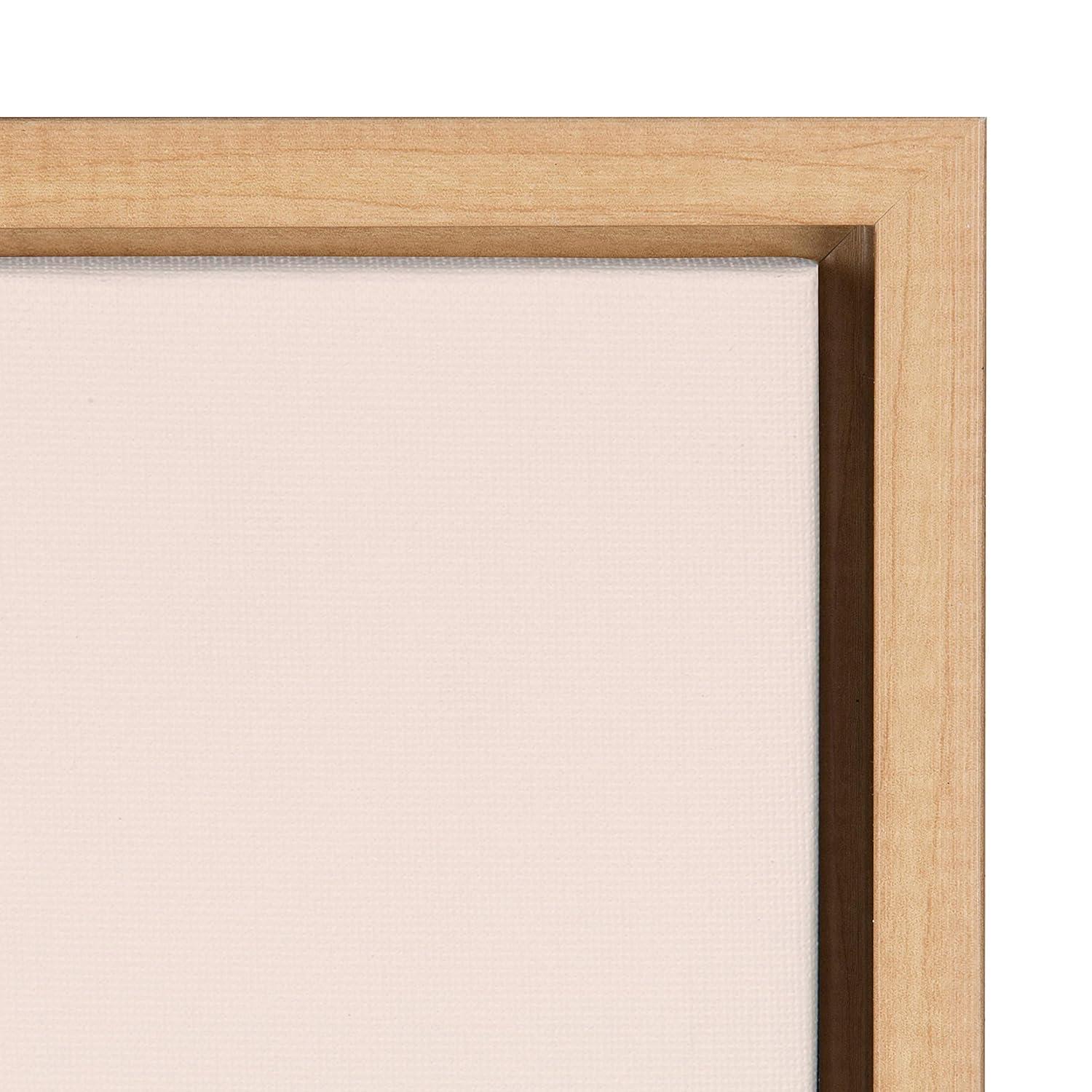 Kate & Laurel All Things Decor 18"x24" Sylvie Pink Palm Tree Paradise Framed Wall Art by Caroline Mint