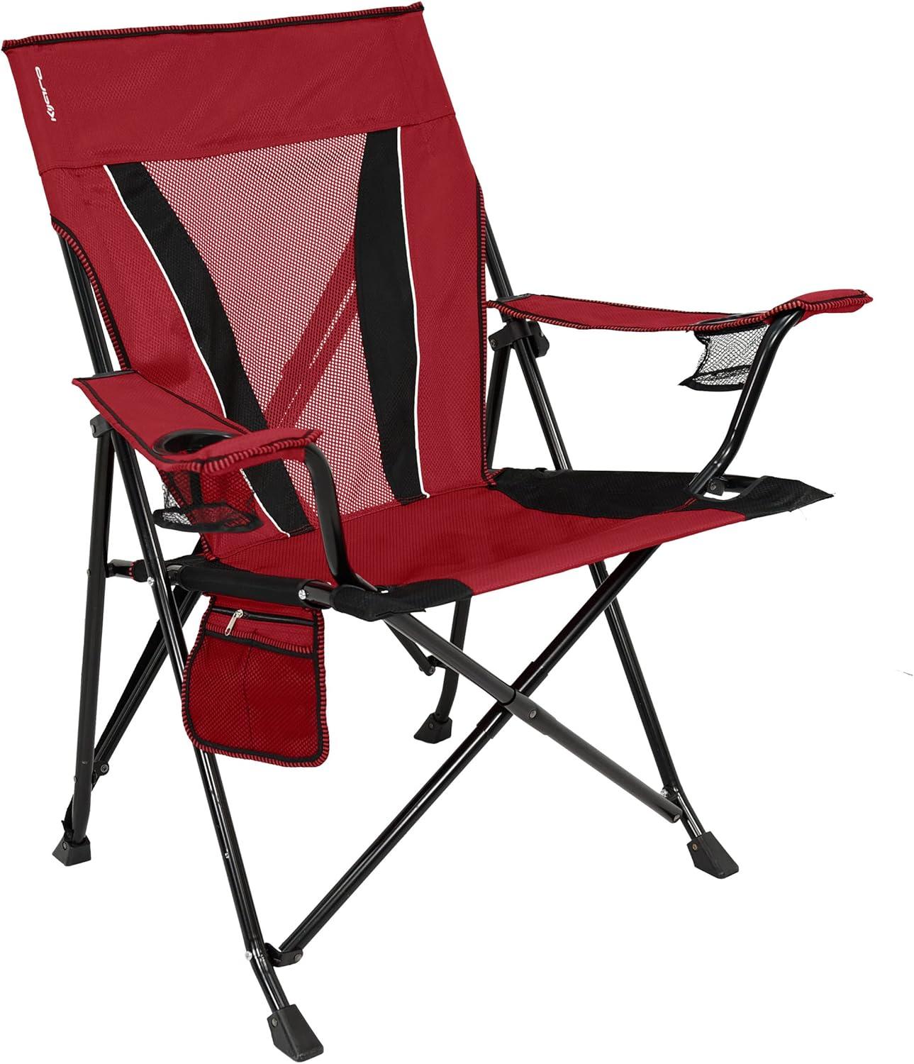 Kijaro Dual Lock XXL Chair, Red, Adult