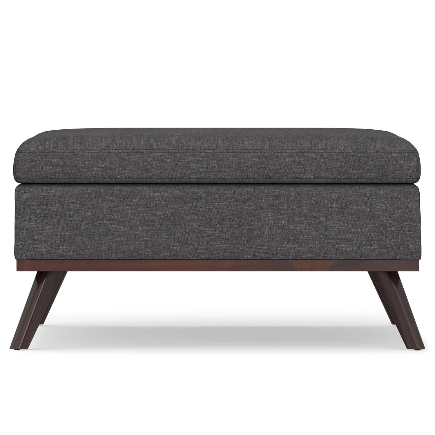 Simpli Home Owen Upholstered Ottoman