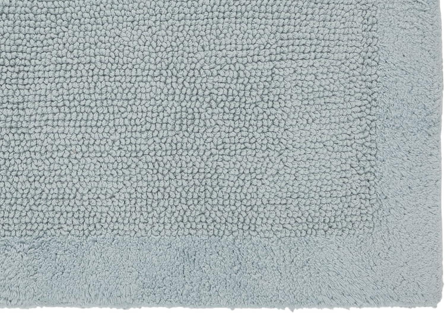 Moriceau Collection 100% Cotton Reversible Tufted Machine Washable 2 Piece Bathroom Rug Set