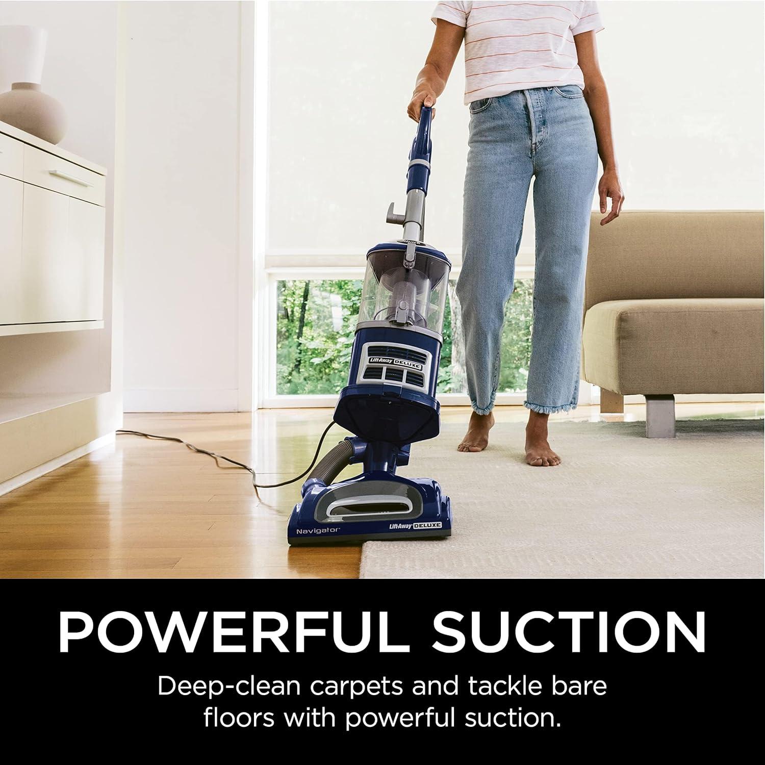 Shark Navigator® Lift-Away® Deluxe Upright Vacuum with Large Dust Cup Capacity, HEPA Filter, Swivel Steering, Upholstery Tool & Crevice Tool