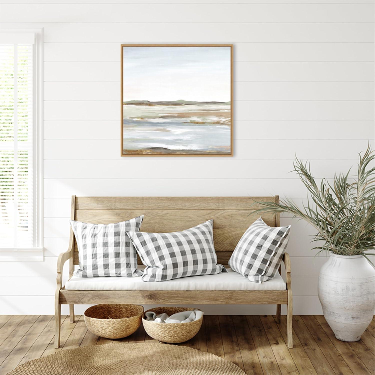 Vastness I Landscape Canvas Print with Float Frame, 30x30