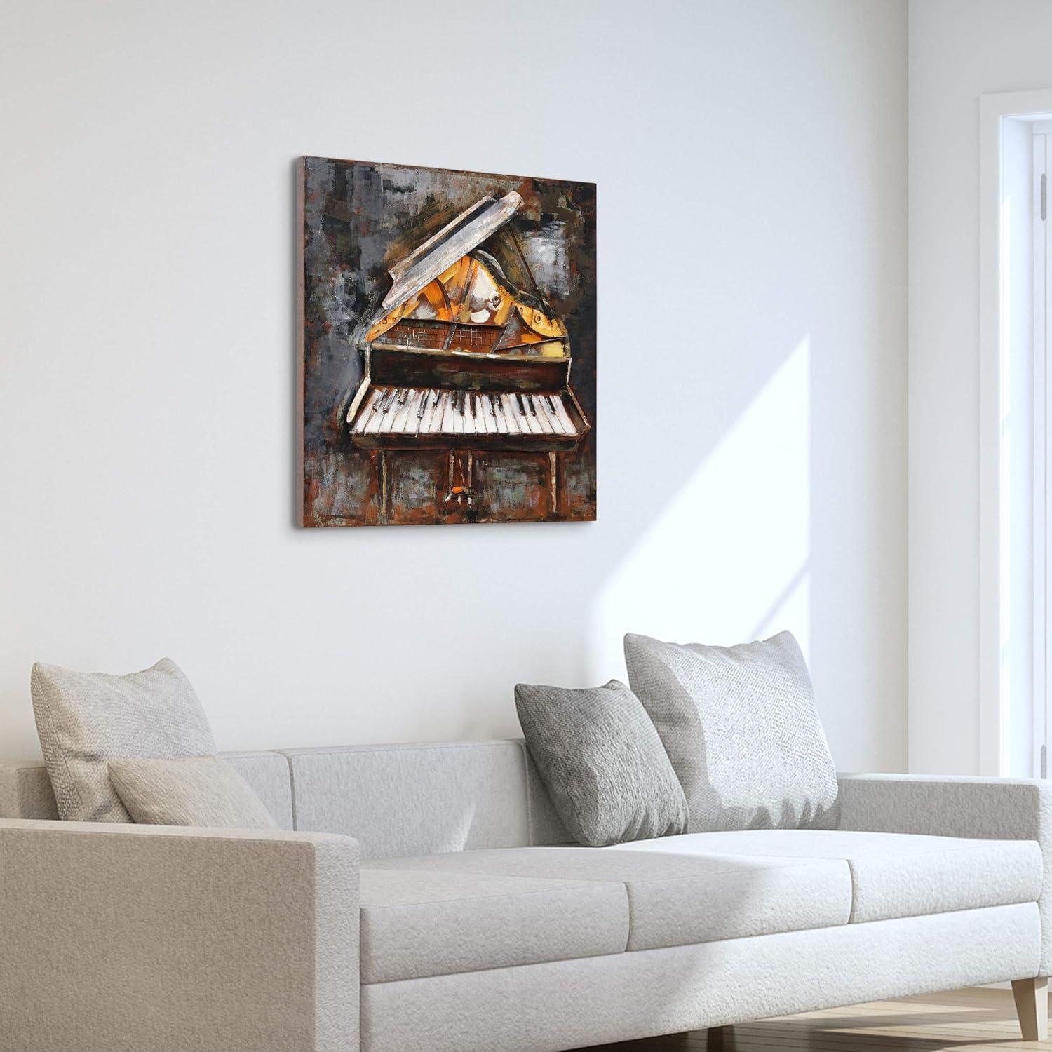 Empire Art Direct Magic Keys Hand Painted 3D Metal Wall Art, 32" x 32" x 3", Ready to Hang