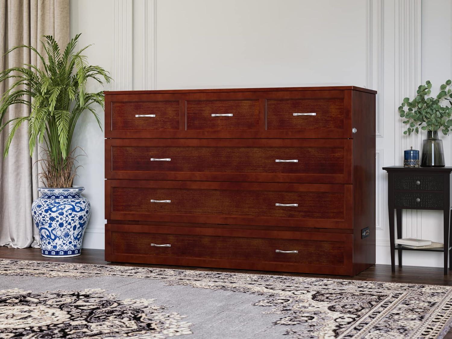 Queen Northfield Murphy Bed Chest - AFI