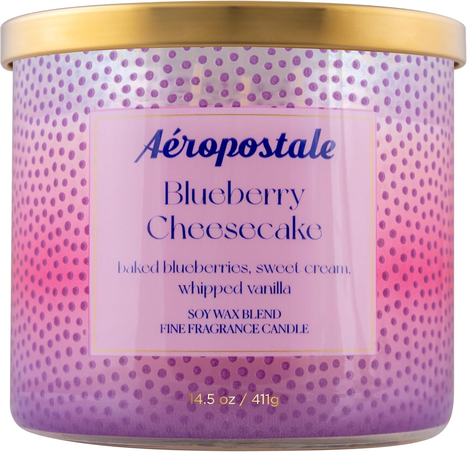 Aeropostale Blueberry Cheesecake Candle, 14.5 oz.
