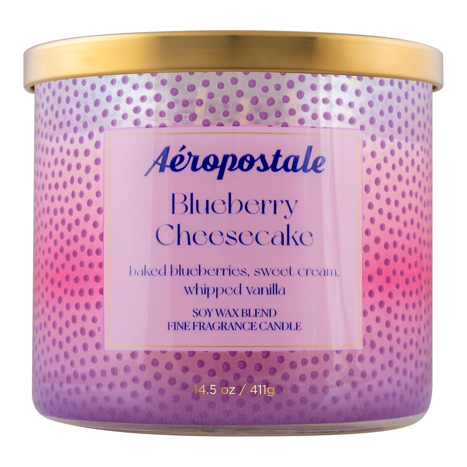 Aeropostale Blueberry Cheesecake Candle, 14.5 oz.