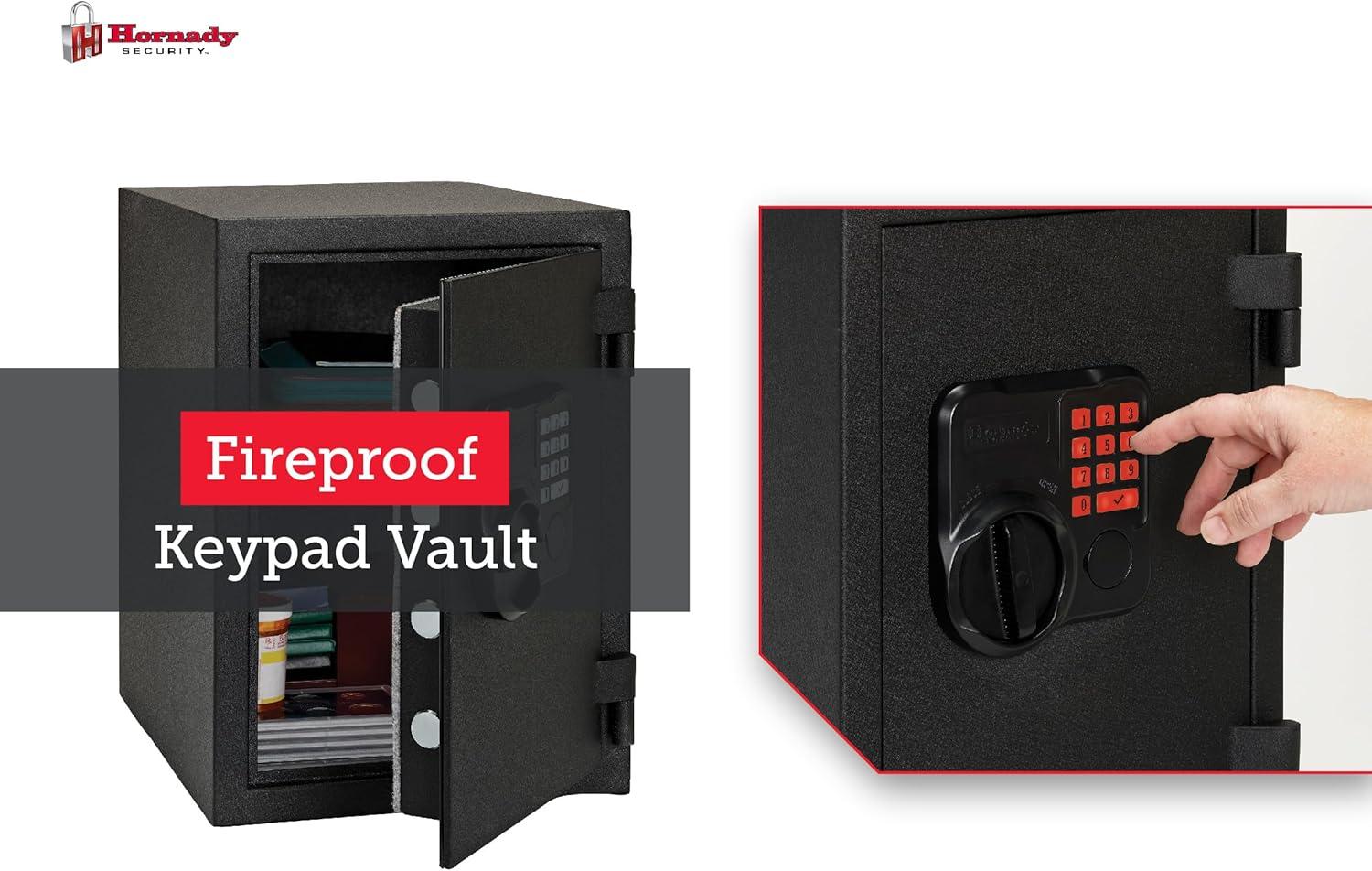 Hornady Electronic Lock Safe, 16.50 in * 15.00 in * 12.00 in Black