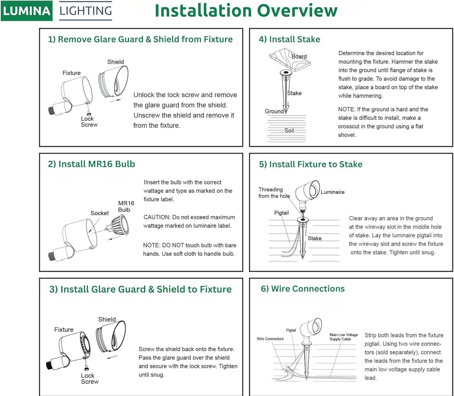 4W Landscape Spotlights (2-Pack) | Low Voltage Outdoor Spot Lights - 12V 3000K Outdoor LED Spotlight | Landscape Spotlight for House Lighting Tree Lighting | MR16 4W LED Bulb (Bronze)