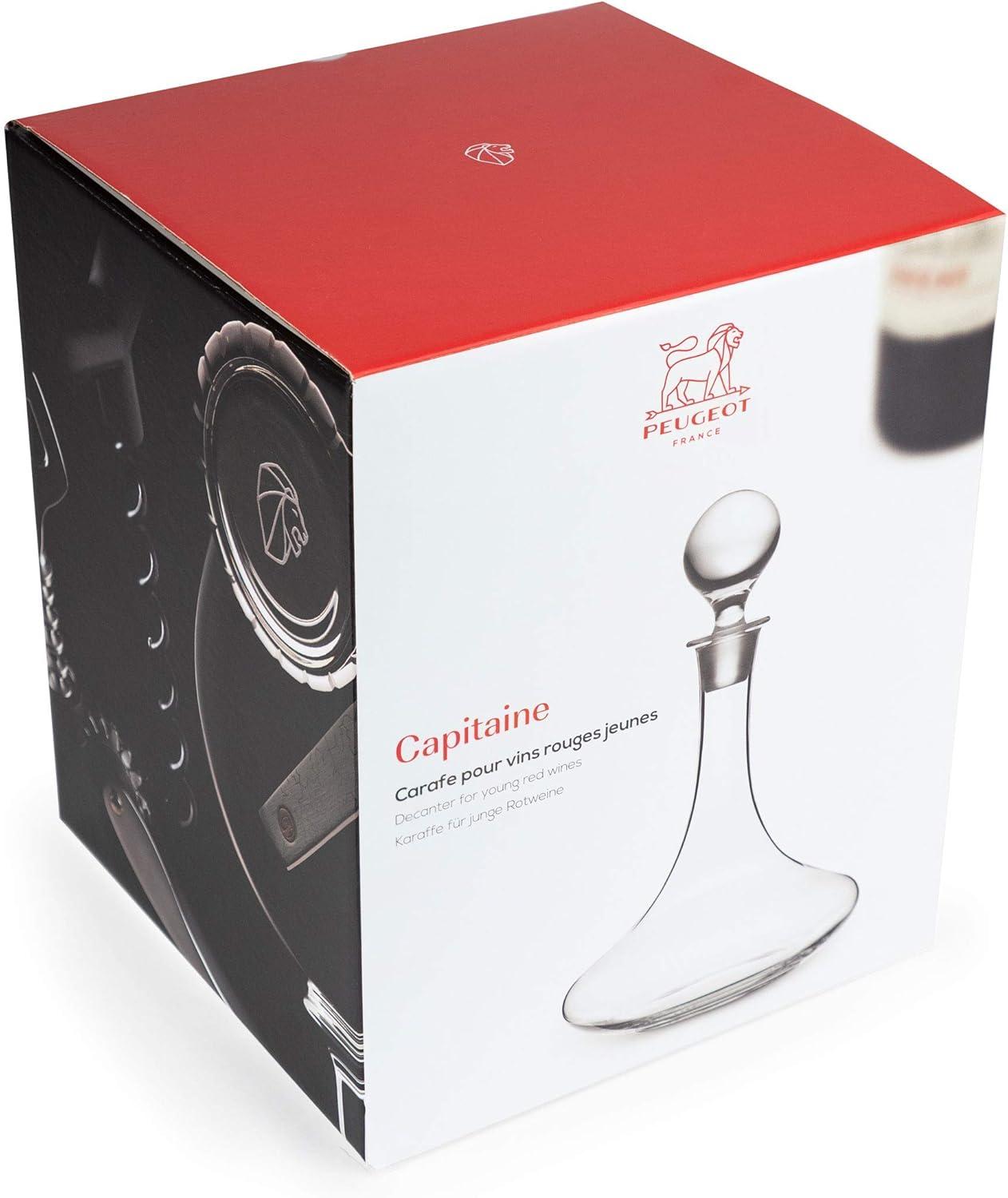 Capitaine 25.4 Oz Hand-Blown Glass Wine Decanter