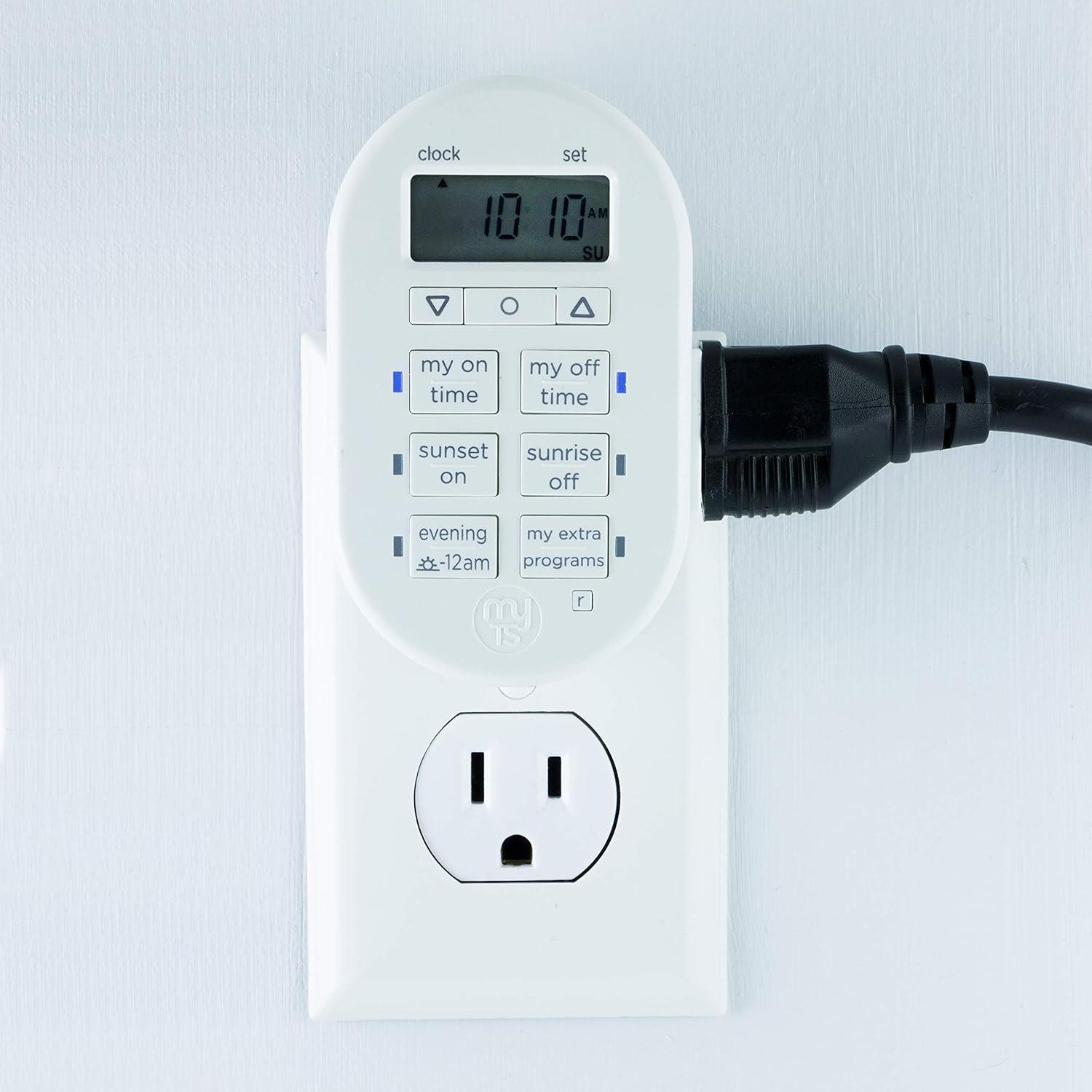 myTouchSmart 7-Day Indoor Plug-In Digital Timer, 1-Outlet, 33860