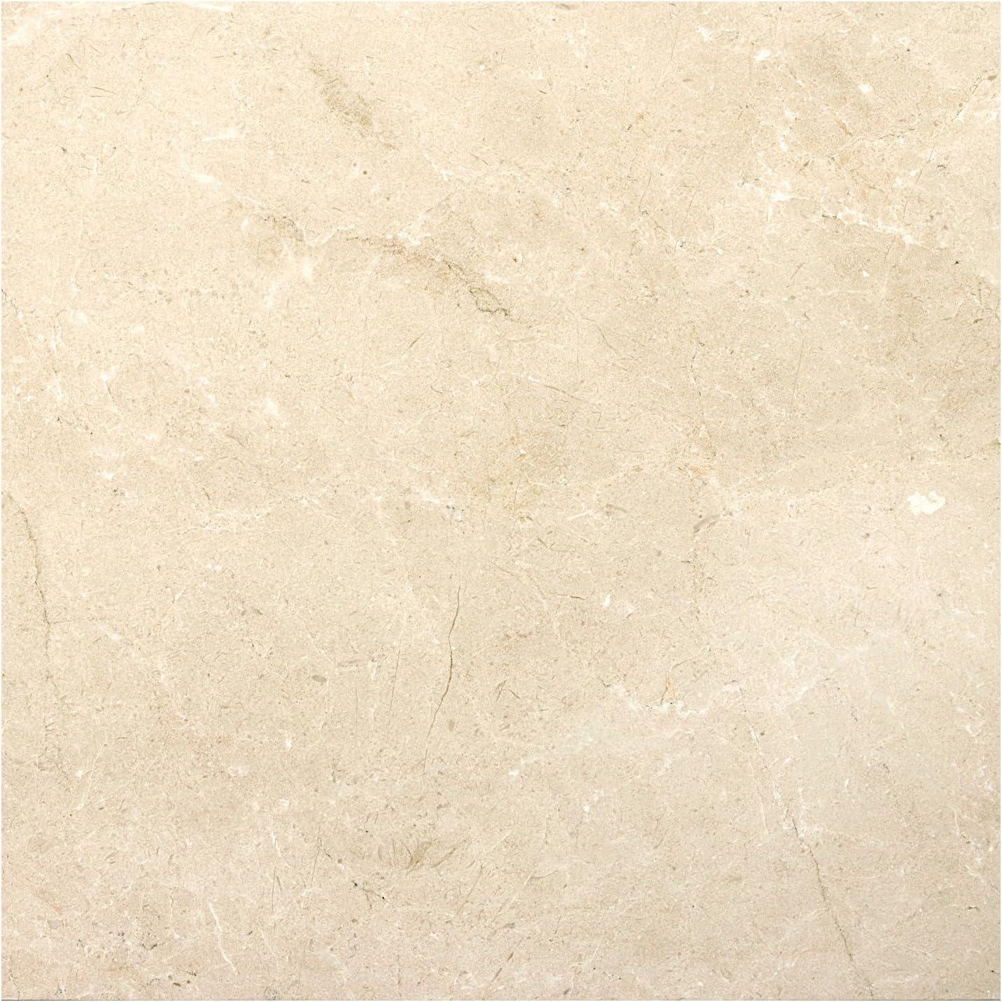 Crema Marfil 18" x 18" Marble Look Wall & Floor Tile