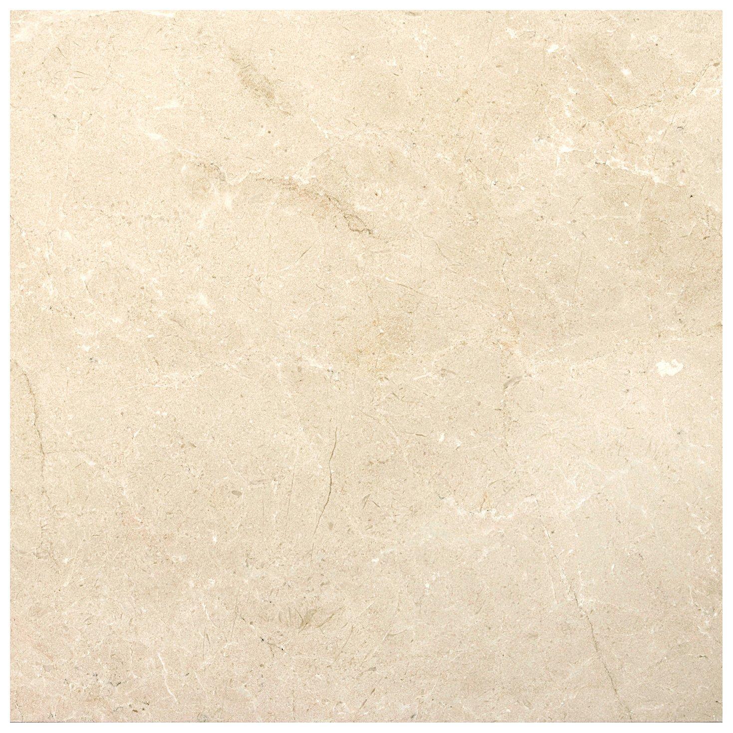 Crema Marfil 18" x 18" Marble Look Wall & Floor Tile
