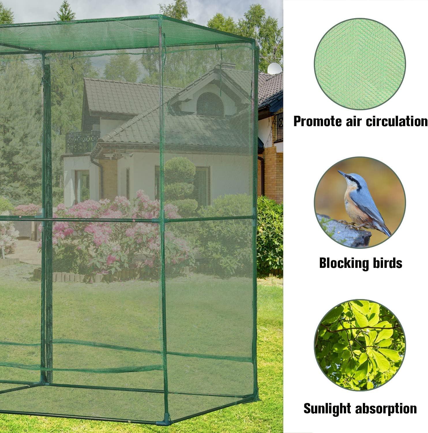 Crop Cage Plant Protection Tent, Fruit Cage Netting Cover