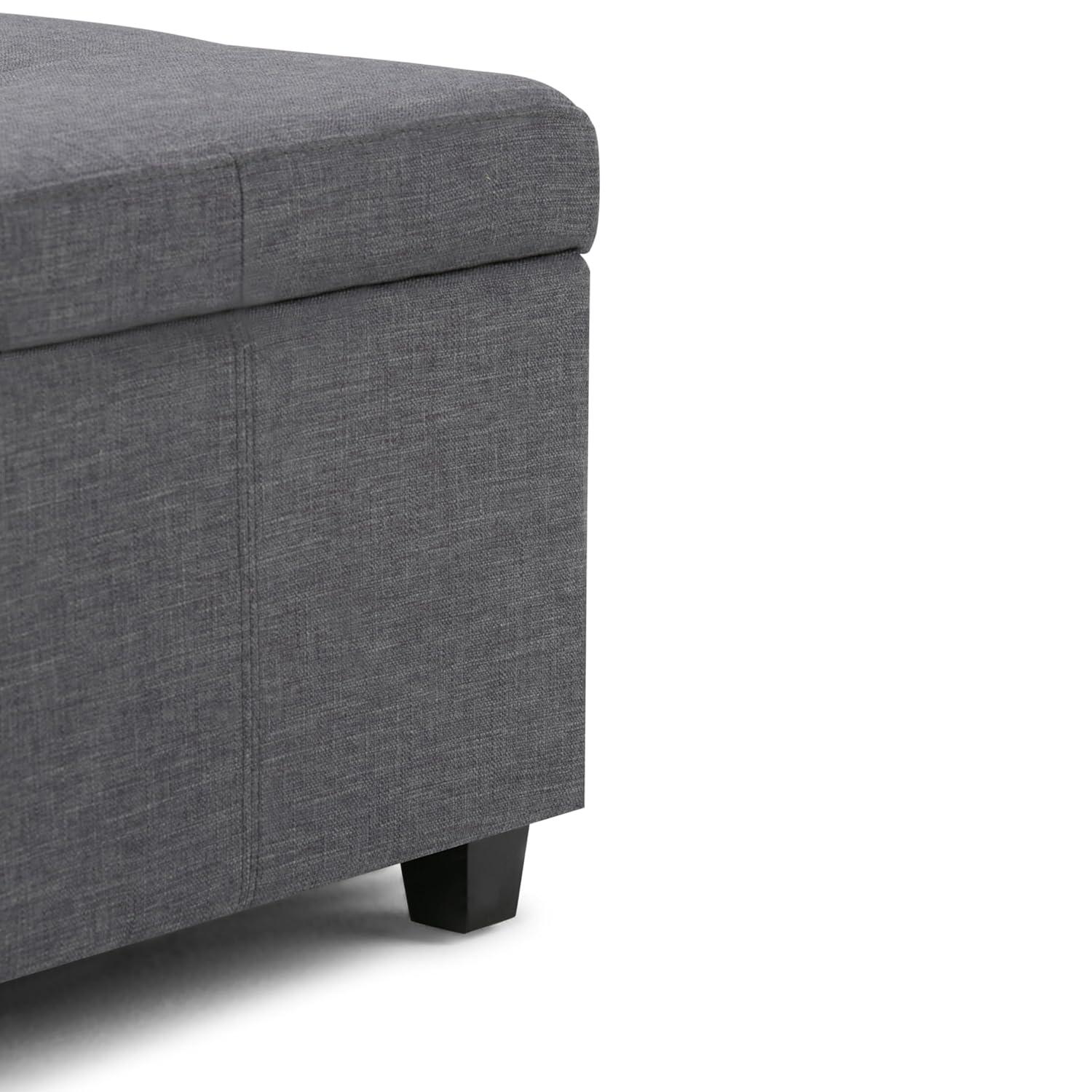 Simpli Home Castleford Large Storage Ottoman Bench