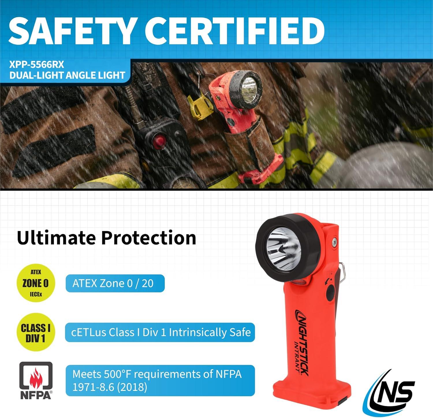 Nightstick Angle Light 3 Aa Red 200 Lumens