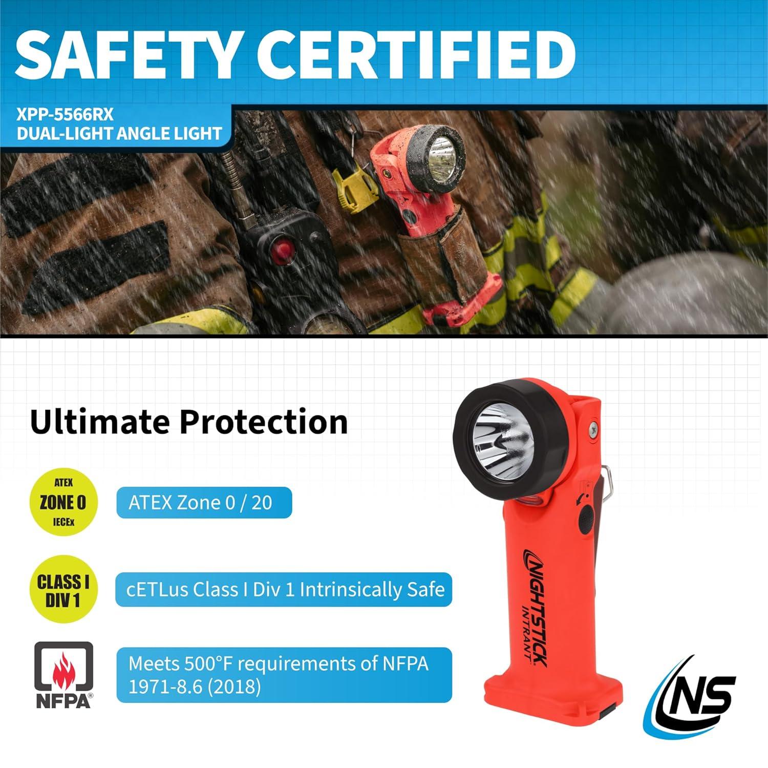 Nightstick Angle Light 3 Aa Red 200 Lumens