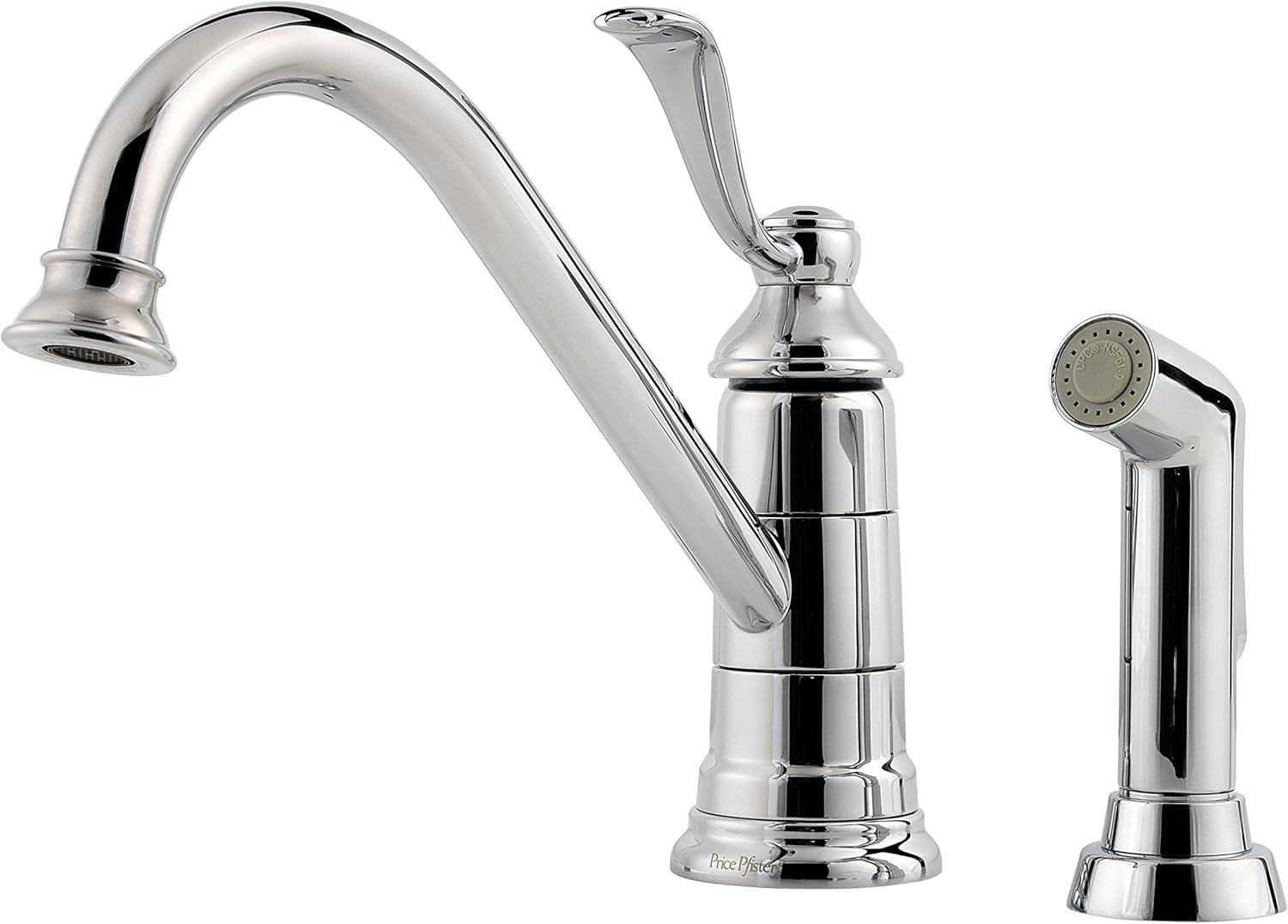 Portland Single Handle Kitchen Faucet with Side Spray