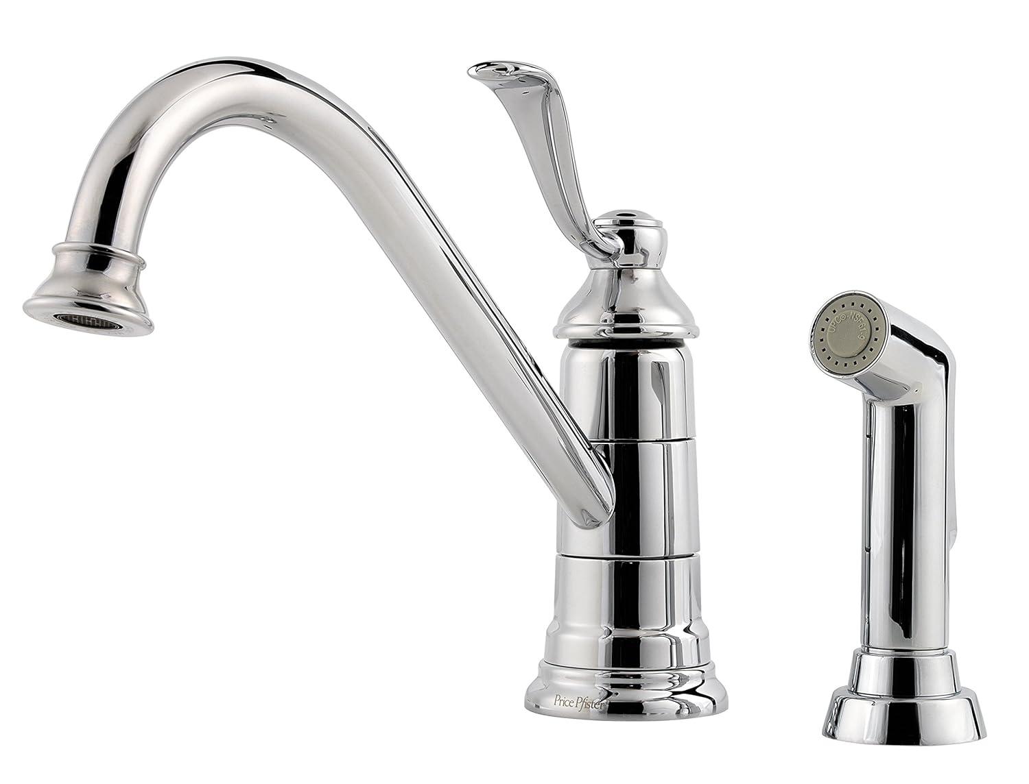 Portland Single Handle Kitchen Faucet with Side Spray