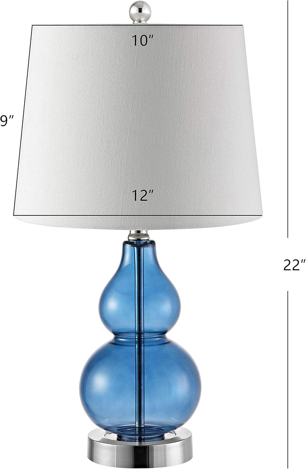 Brisor Table Lamp (Set of 2) - 22 Inch Height - TBL4222 - Blue - Safavieh