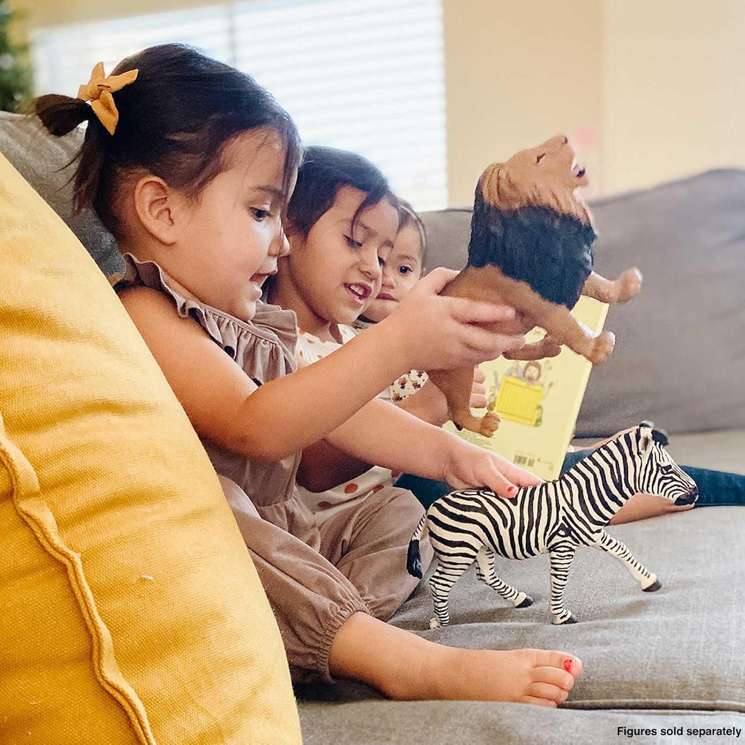 Safari Ltd. Zebra Figurine - Realistic 5.85" Figure - Educational Toy for Boys, Girls & Kids Ages 1+