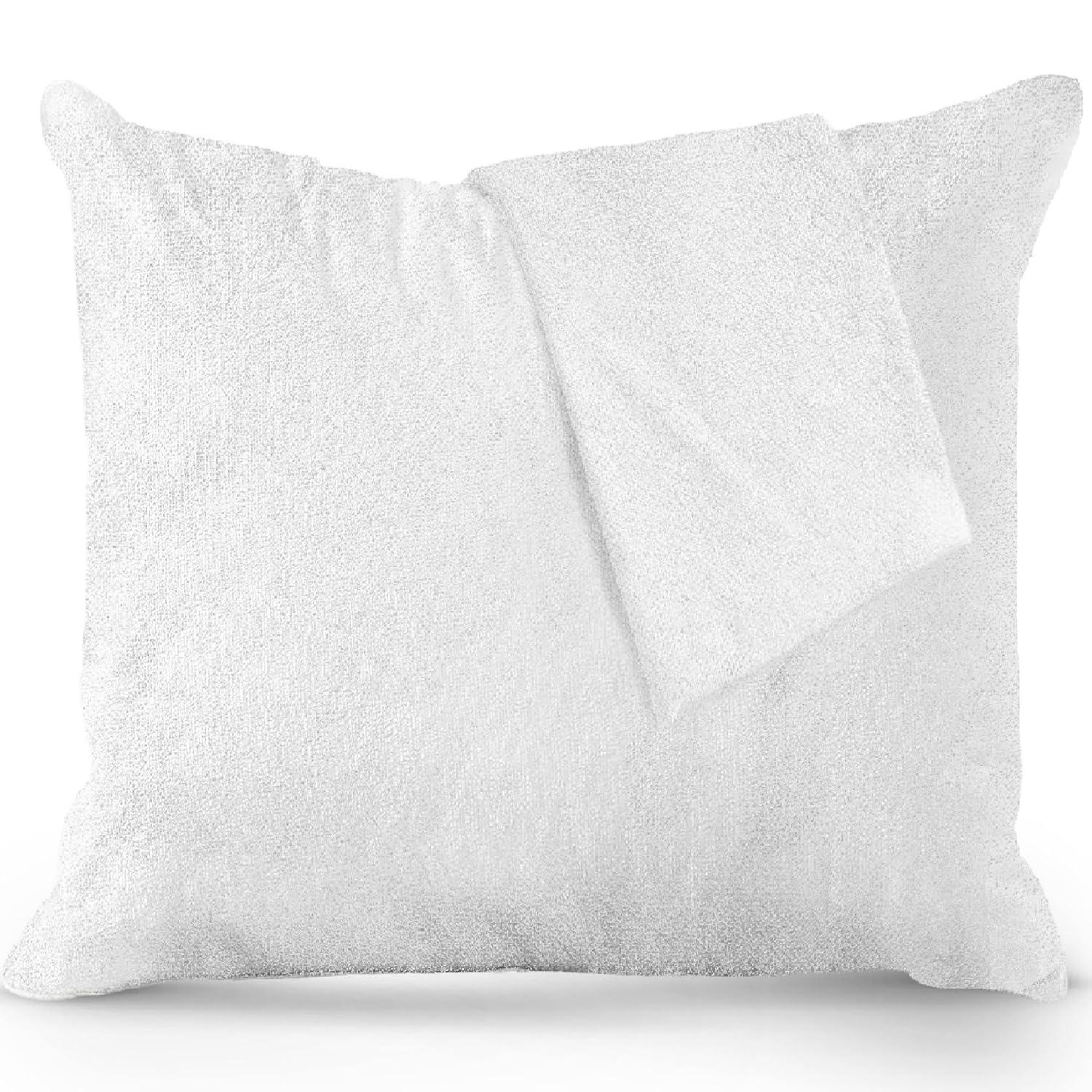 Continental Bedding Feather Proof and Waterproof Luxury Zippered Bamboo Viscose Pillow Protectors Pack of 1 Euro Size 24x24 Inch