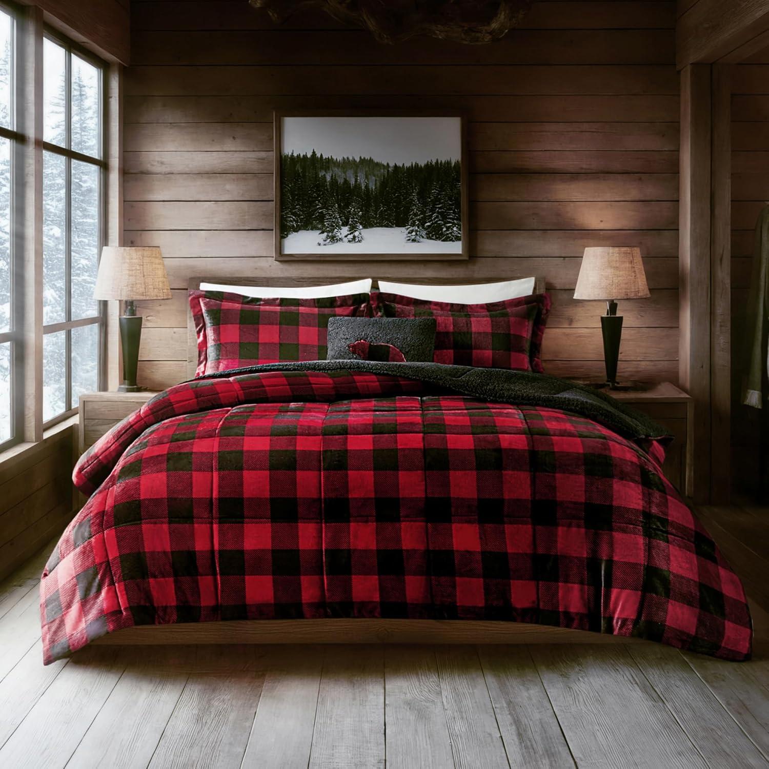 Woolrich Woolrich Alton Plush to Sherpa Down Alternative Comforter Set