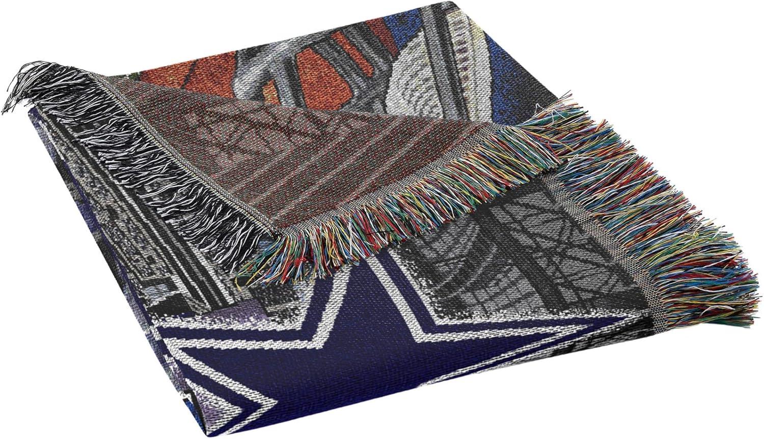 Dallas Cowboys Home Field Advantage Woven Tapestry Throw Blanket