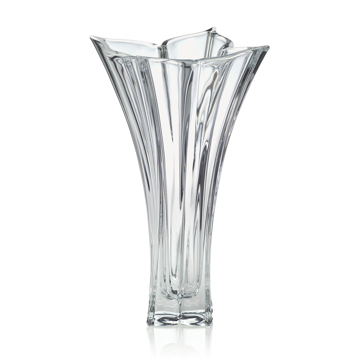 Mikasa Mikasa Florale 14 in. Crystal Vase
