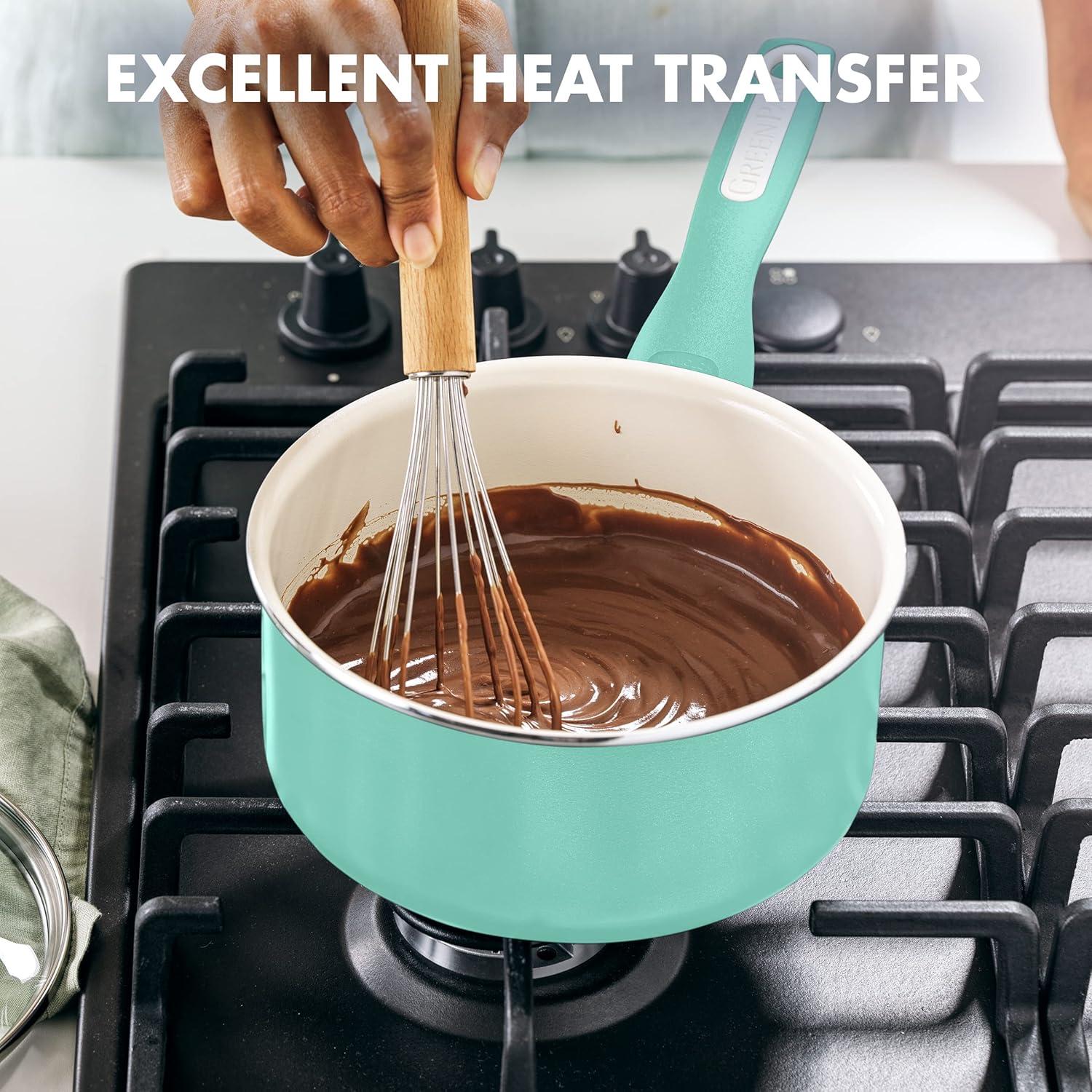 GreenPan GreenPan Rio Healthy Ceramic Nonstick 2 qt. Saucepan with Lid