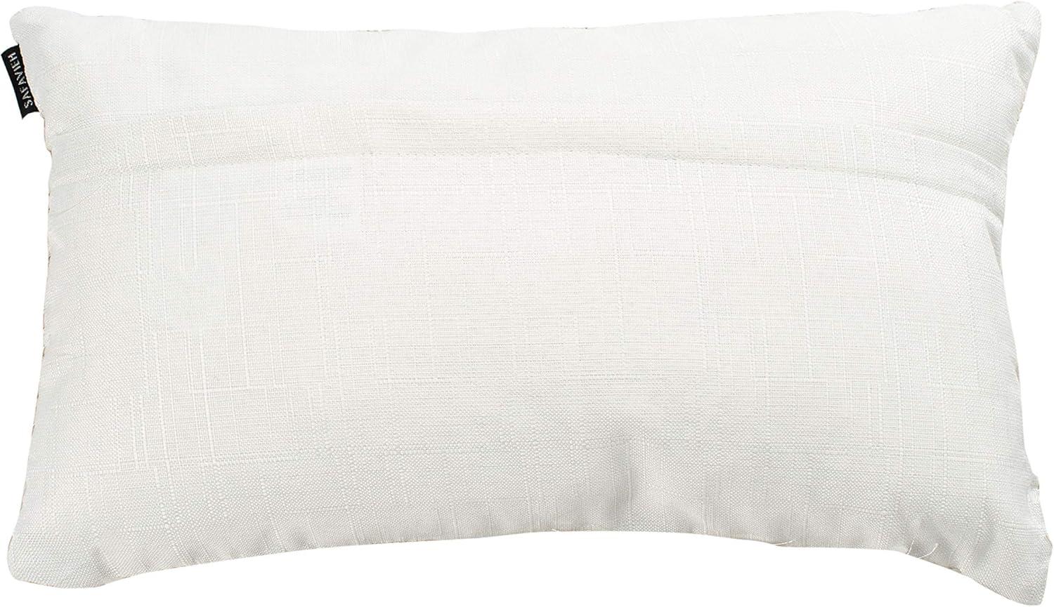 Shag Modish Metallic Pillow - Metallic Snow - 12"X20" - Safavieh