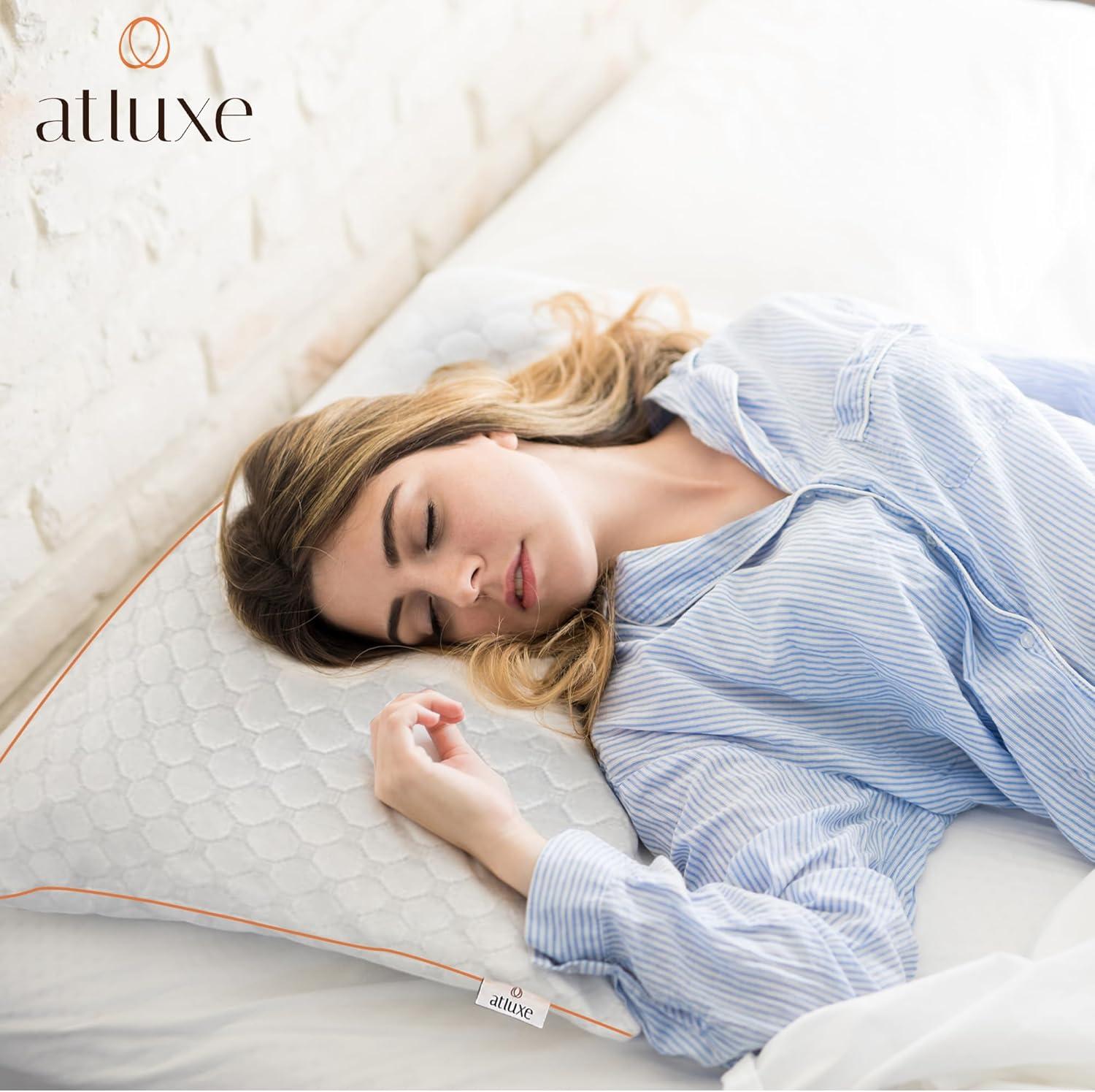Atluxe Premium Shredded Memory Foam Pillow- Queen Size
