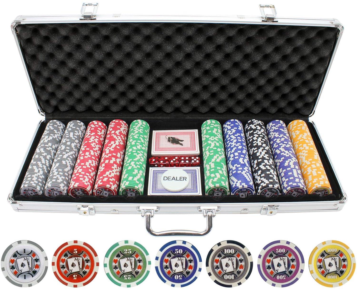 JP Commerce JP Commerce Clay Composite Poker Chips