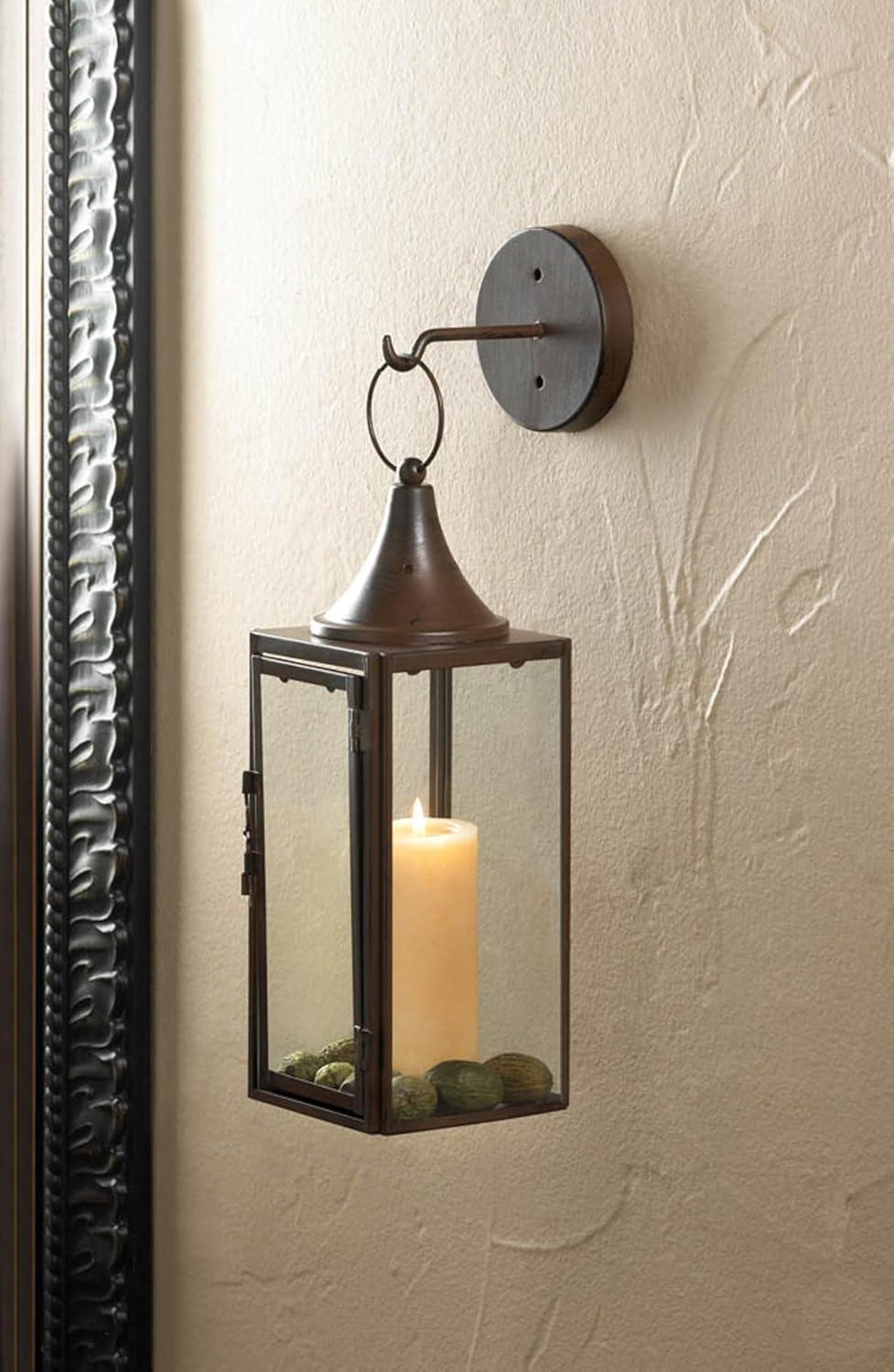 Home Locomotion  Gatehouse Hanging Candle Lantern
