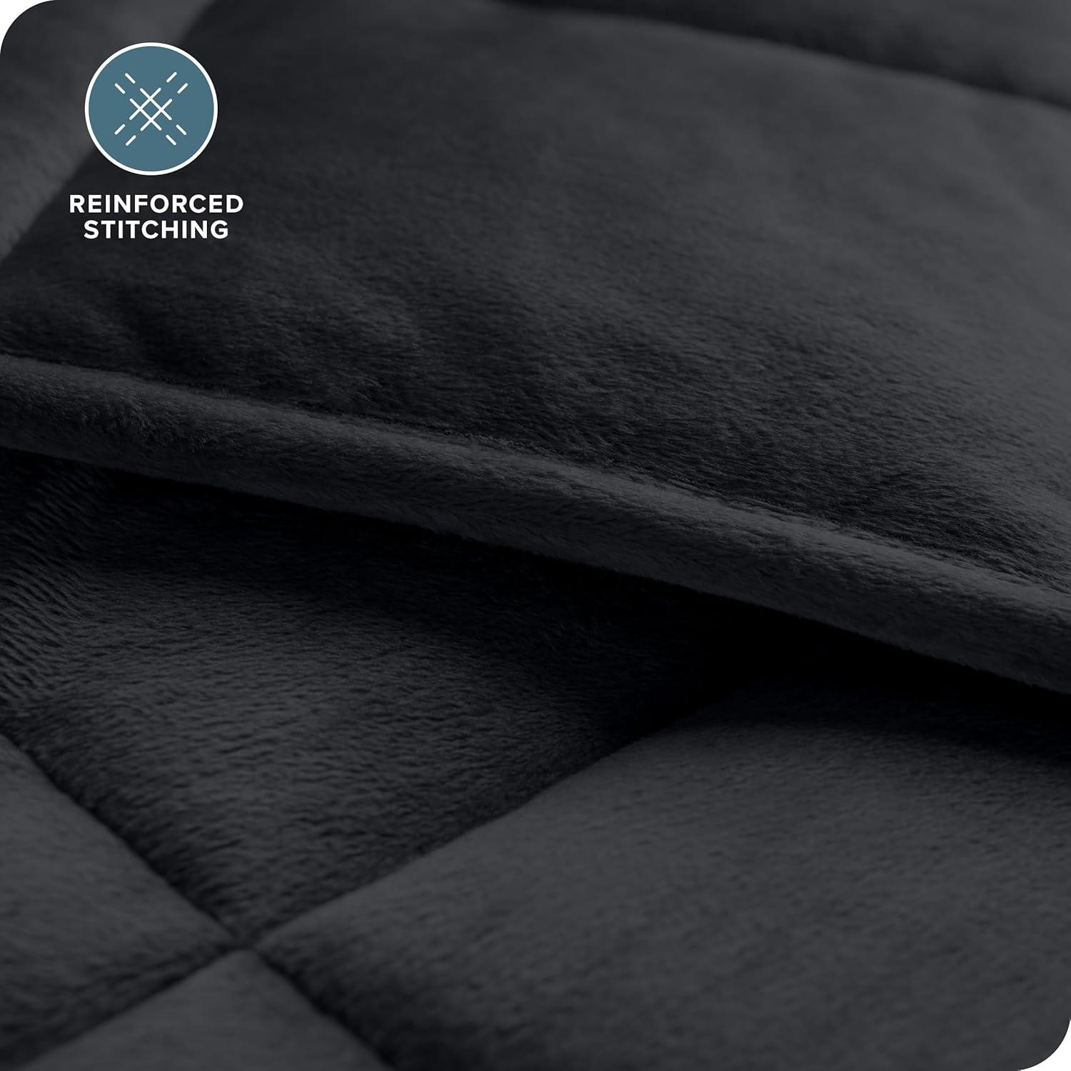 Bare Home Minky Fleece Weighted Blanket