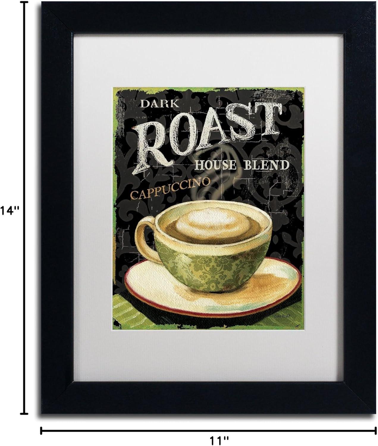 Today's Coffee III Framed Canvas Print with Black Frame