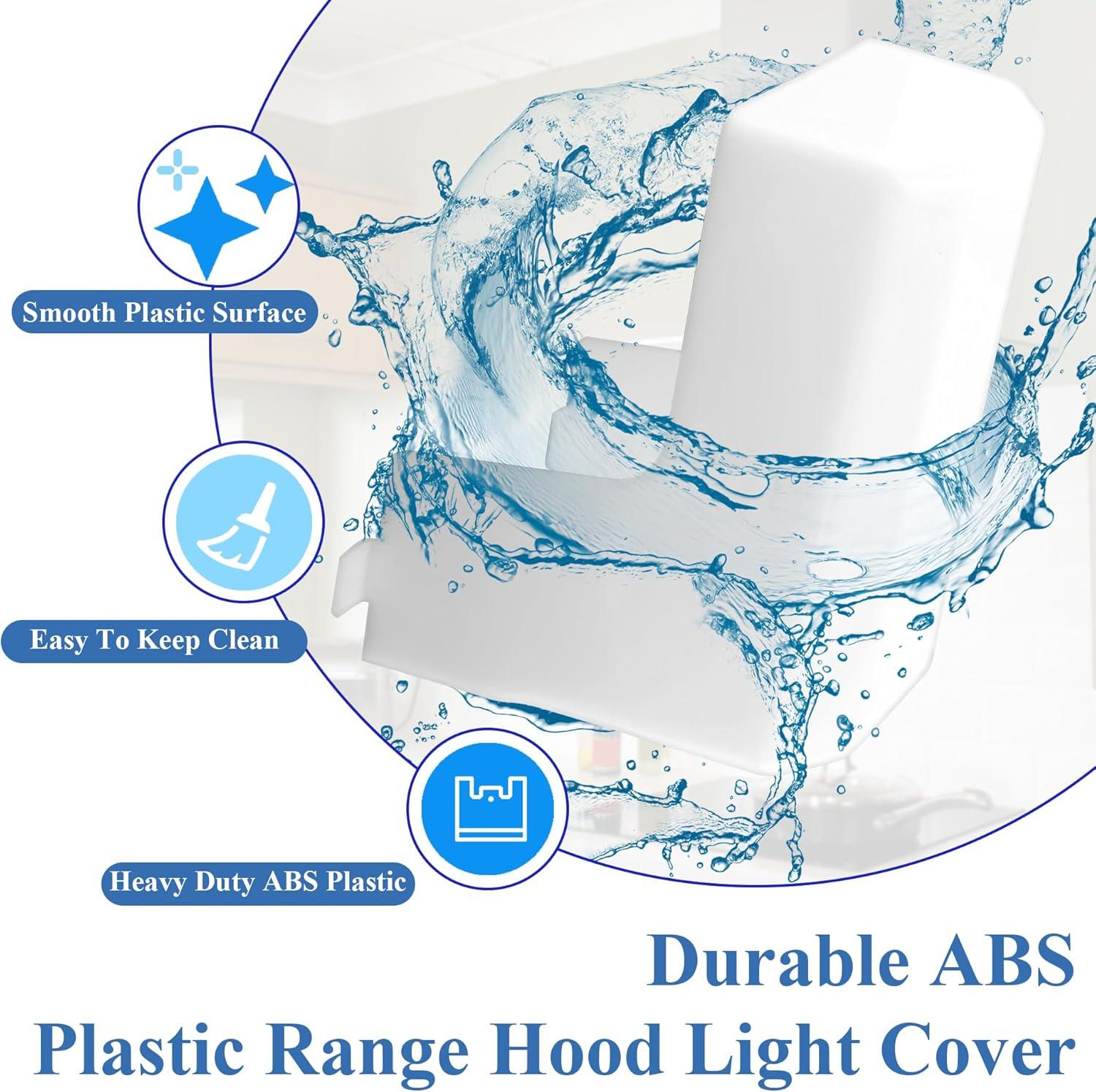 WeiLaiKeQi 99110437 Range Hood Light Lens Cover Lightweight Easy to Install Replacement