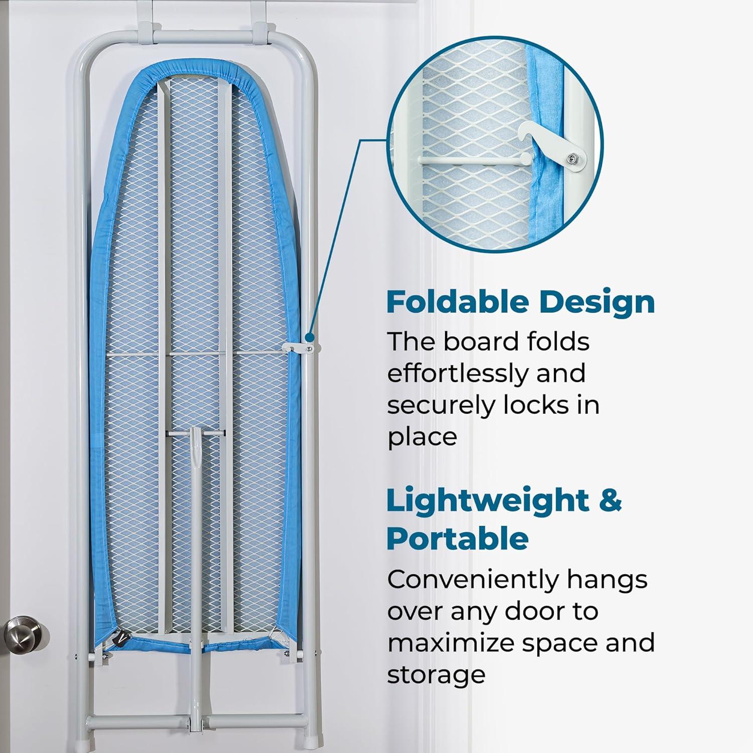 Over-The-Door Hanging Ironing Board