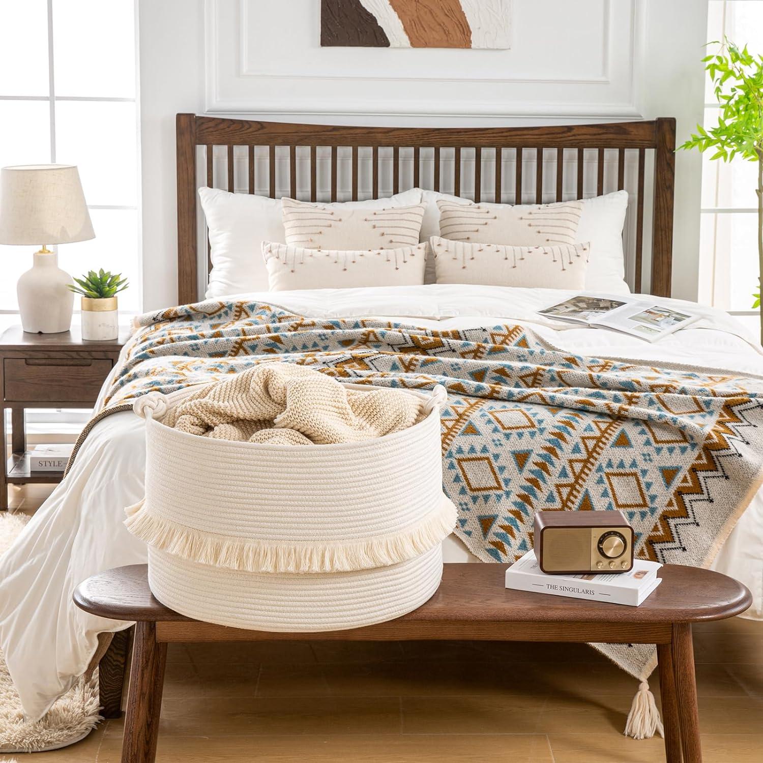 Beachcrest Home™ Fabric Laundry Basket
