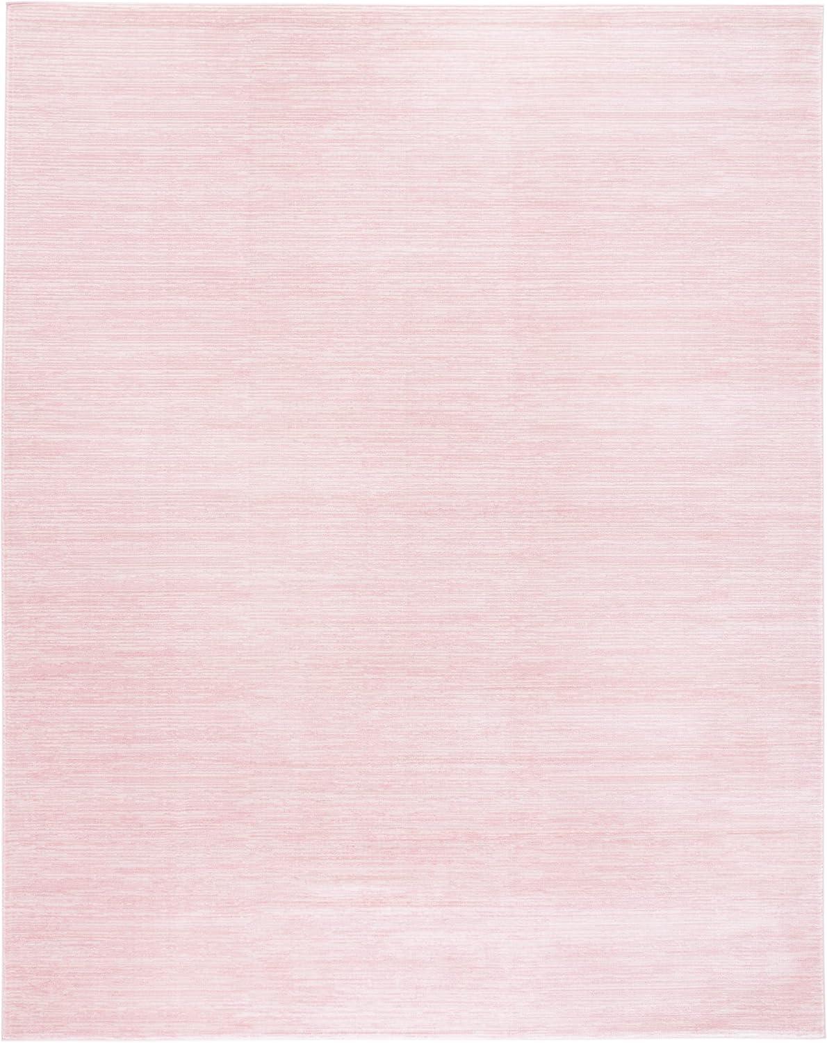 SAFAVIEH Vision Collection Area Rug - 8' x 10', Pink, Modern Ombre Tonal Chic Design, Non-Shedding & Easy Care, Ideal for High Traffic Areas in Living Room, Bedroom (VSN606U)