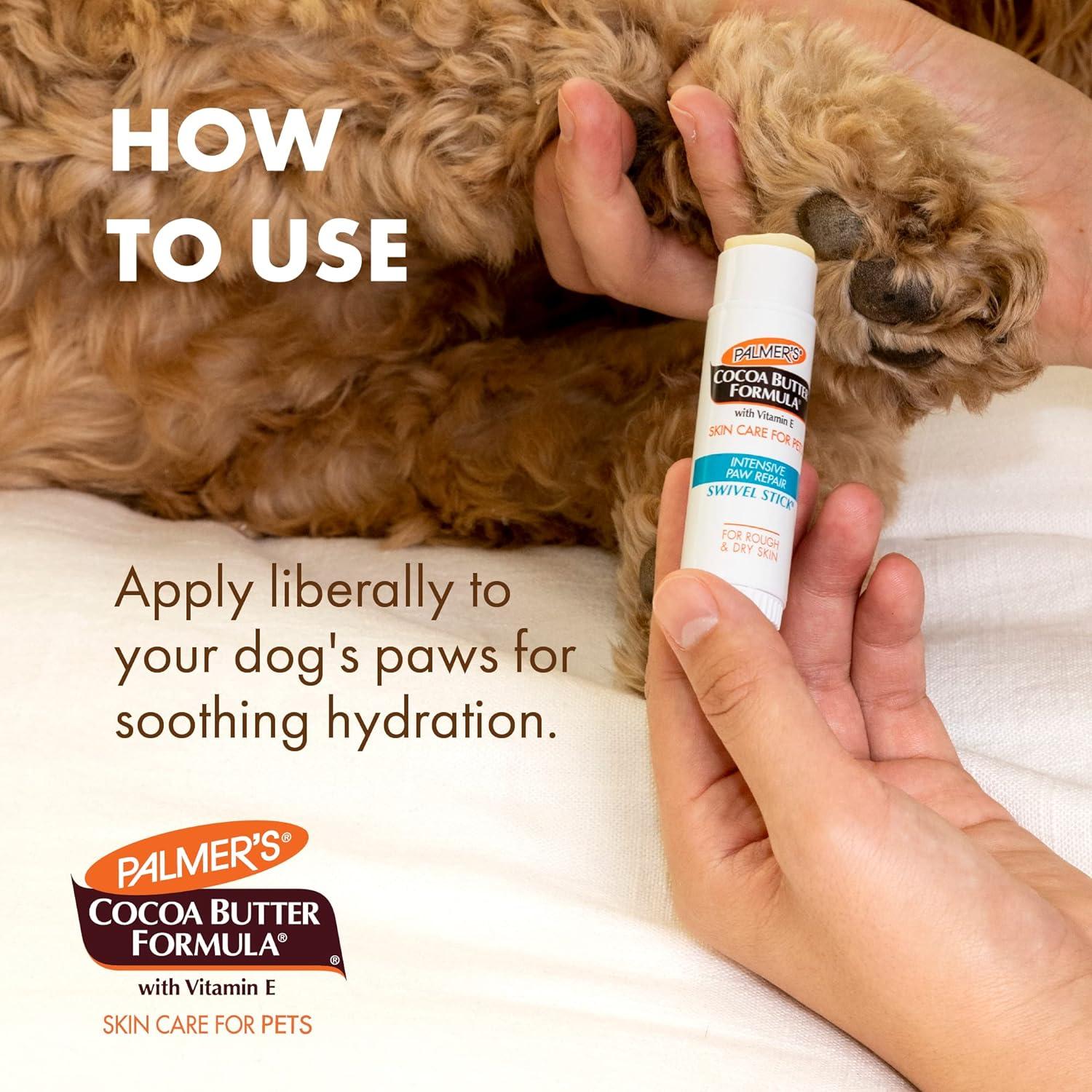Palmer's Cocoa Butter Intensive Dog Paw Swivel Stick, Vitamin E Peppermint Shea Butter, .5 oz