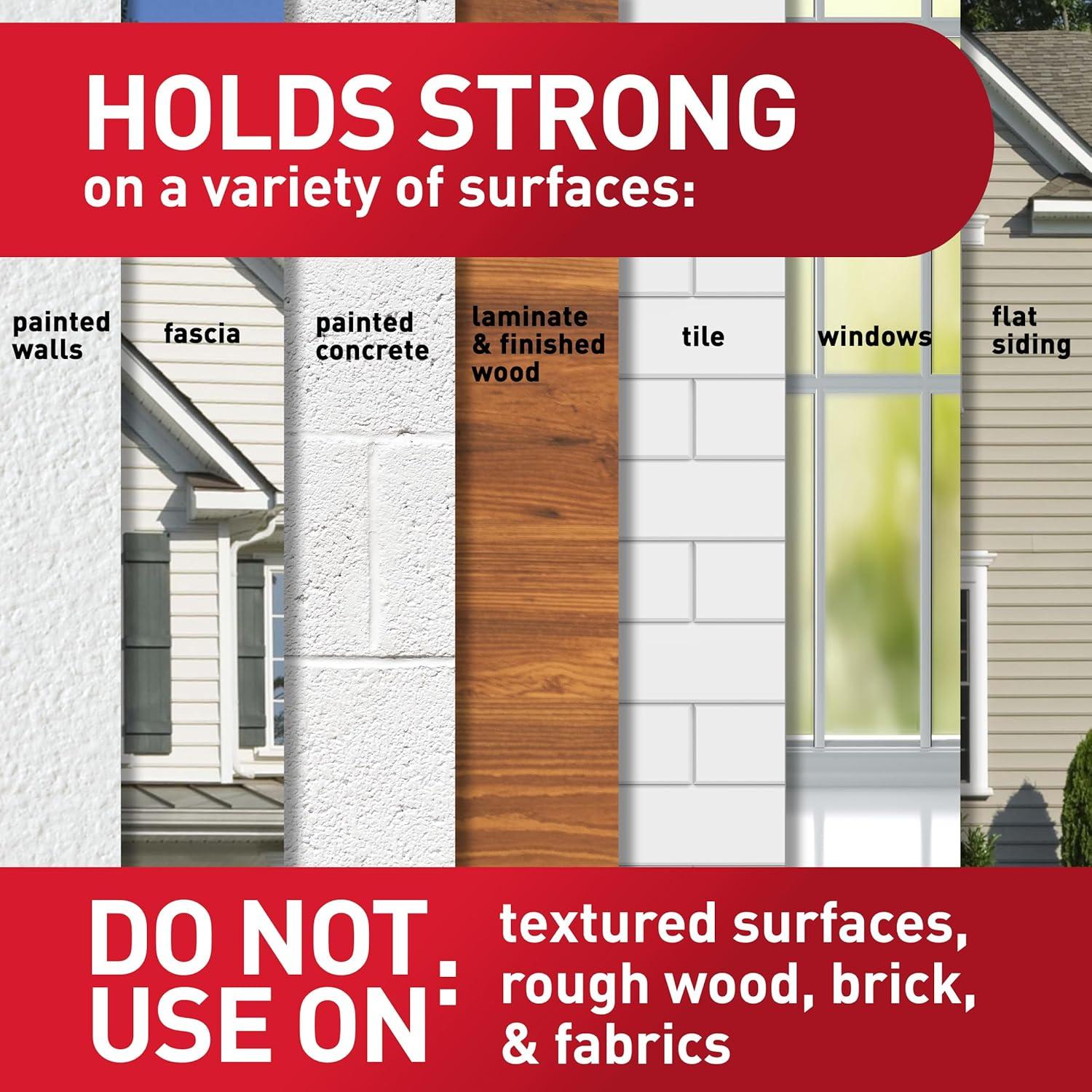 Command Outdoor Light Clips, Clear, 20 Clips, 24 Strips (AW017-20NA) - 1