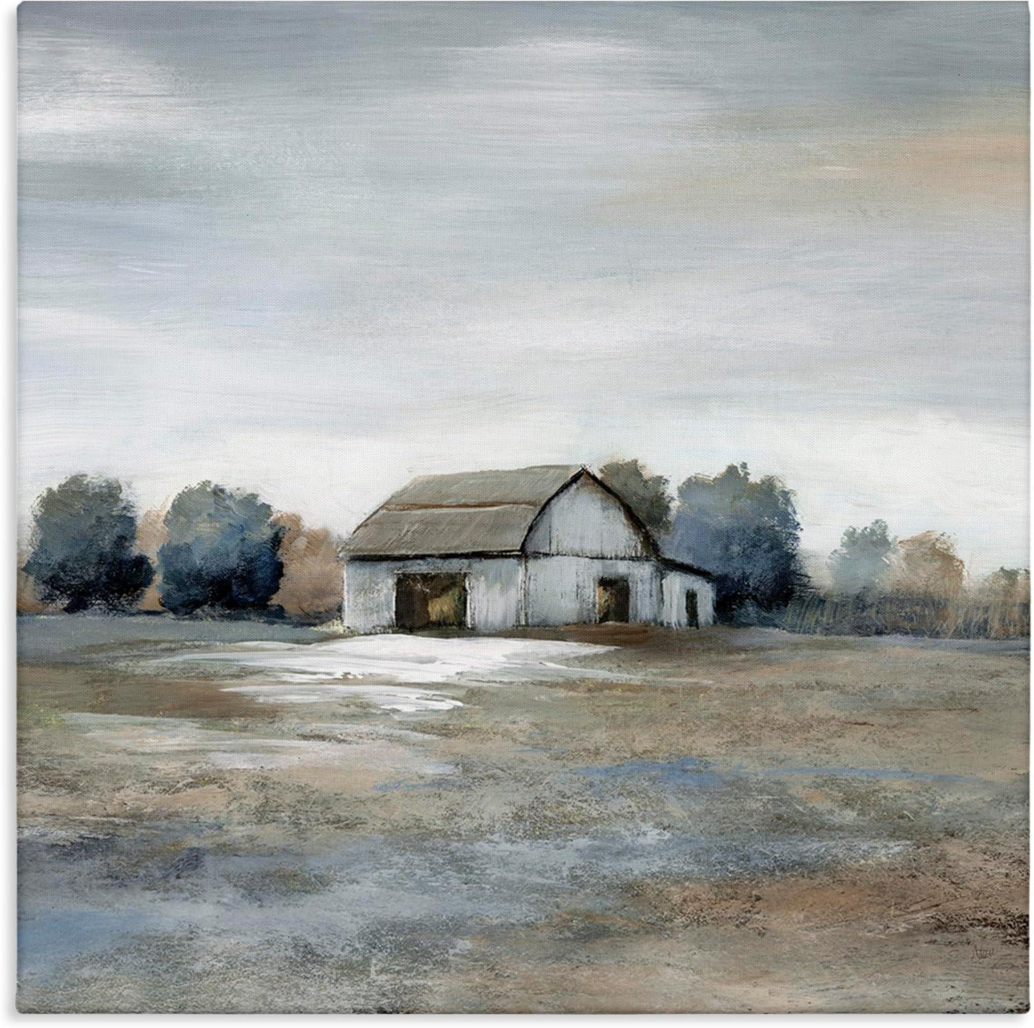 Stupell Industries Countryside Barn Neutral Tones Canvas Wall Art By Nan