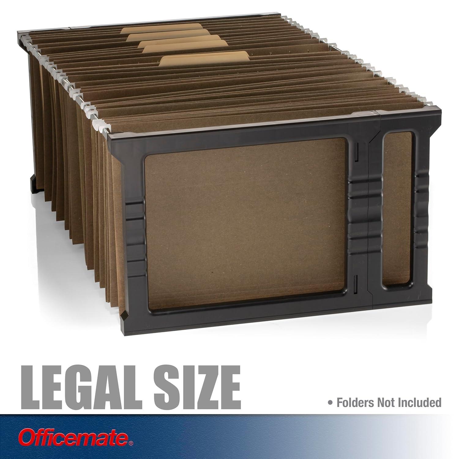 Officemate Plastic Hanging File Folder Frame, 18 Inch, Letter and Legal Size. 1 Set (91961)