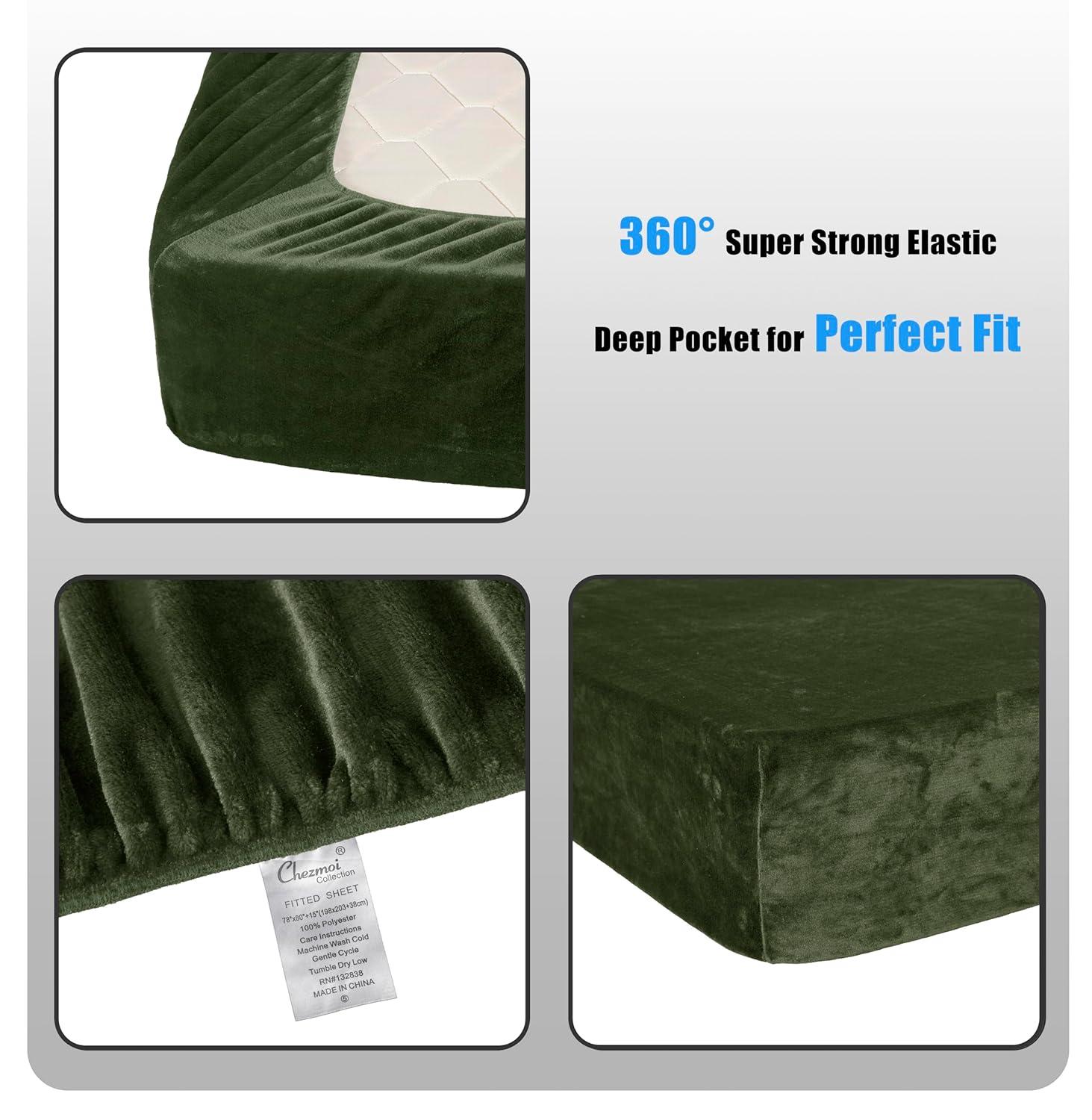 Microplush Fleece Bed Sheet Set