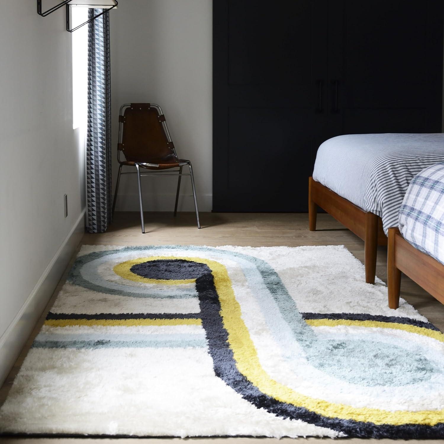 Hand Tufted Geometric Rug