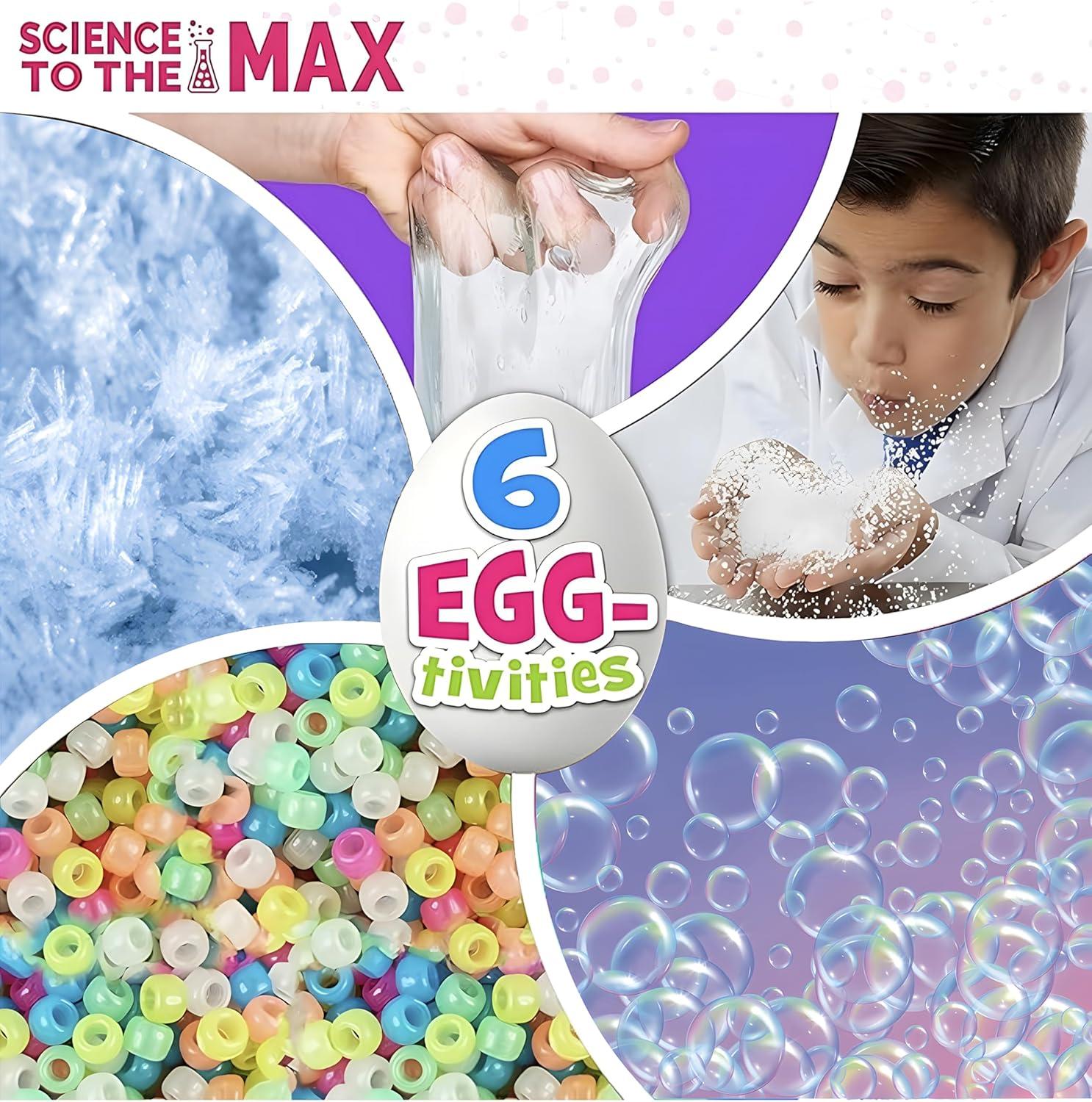 Be Amazing! Toys Egg-Cellent Experiment - 6 Pack Science Experiments for Children- Egg-Shaped Activity Kit for Boys and Girls - Easter Party Favor or Basket Stuffer - STEM for Kids 8+