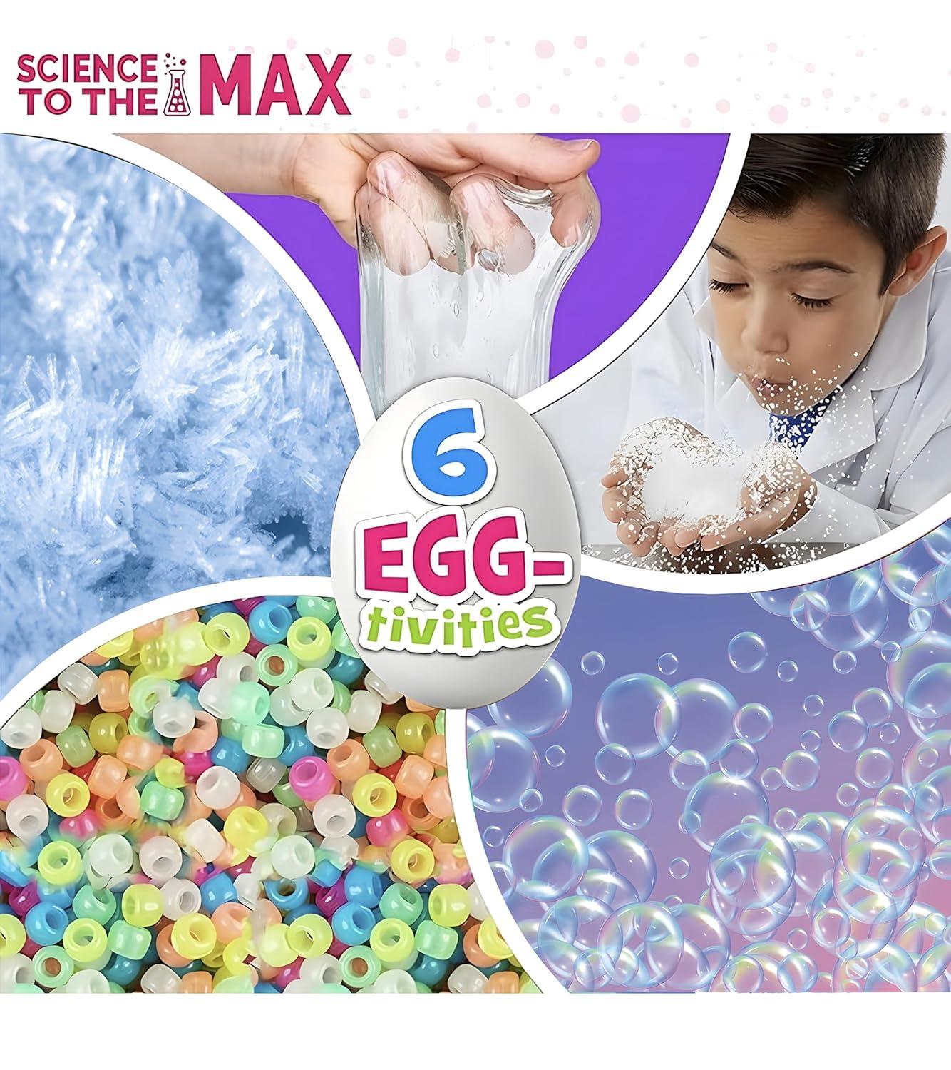 Be Amazing! Toys Egg-Cellent Experiment - 6 Pack Science Experiments for Children- Egg-Shaped Activity Kit for Boys and Girls - Easter Party Favor or Basket Stuffer - STEM for Kids 8+