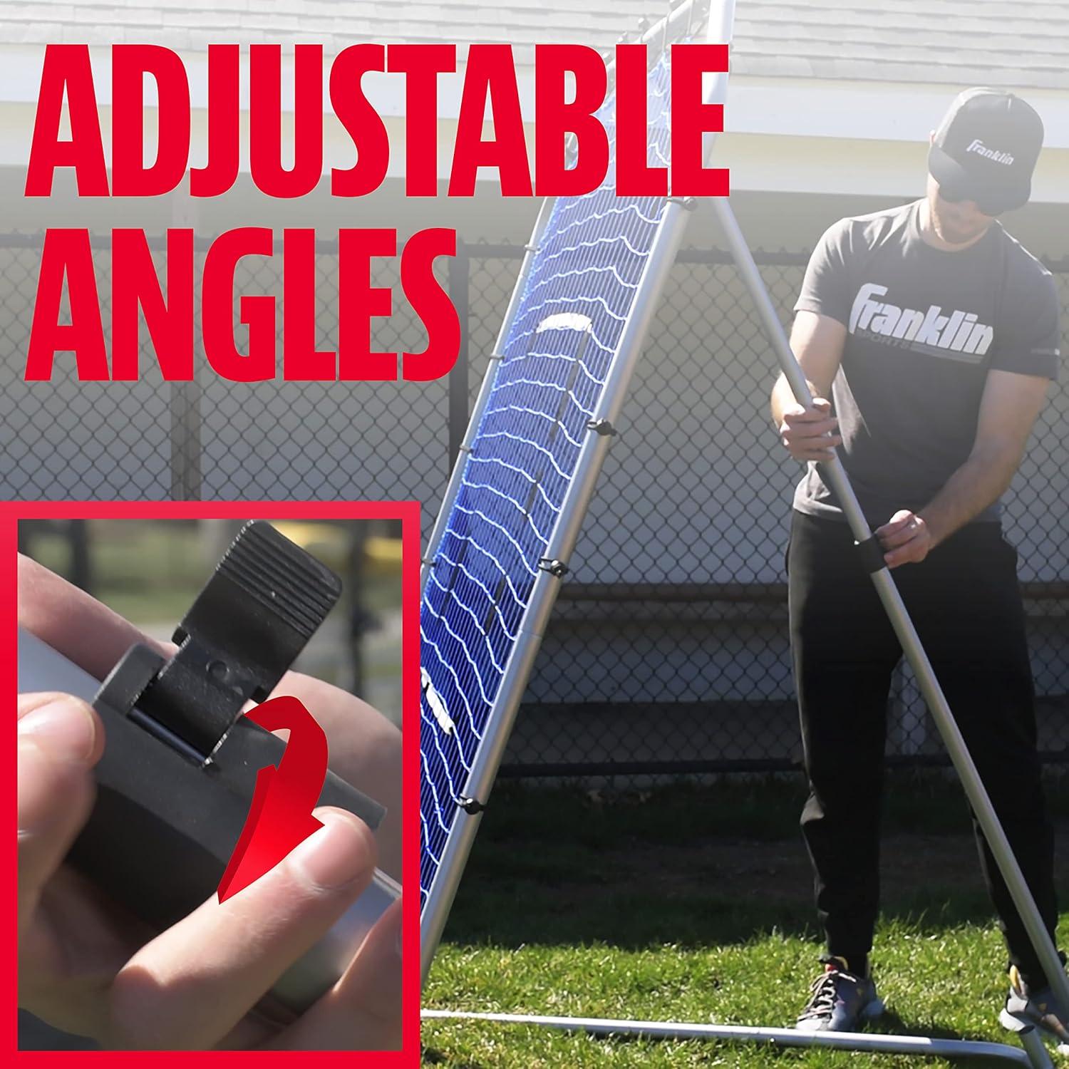 Franklin Sports Baseball Pitchback + Rebounder Net - All Angle Return Trainer
