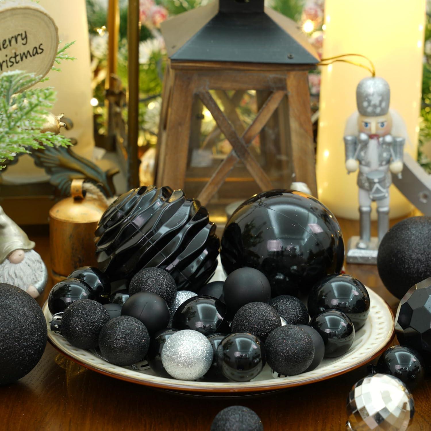 XmasExp 16ct Christmas Balls Ornaments - Shatterproof Large Hanging Ball Decorative Xmas Balls for Halloween Decorations Holiday Wedding Party Xmas Tree Decoration(3.15"/80mm, Light Purple)