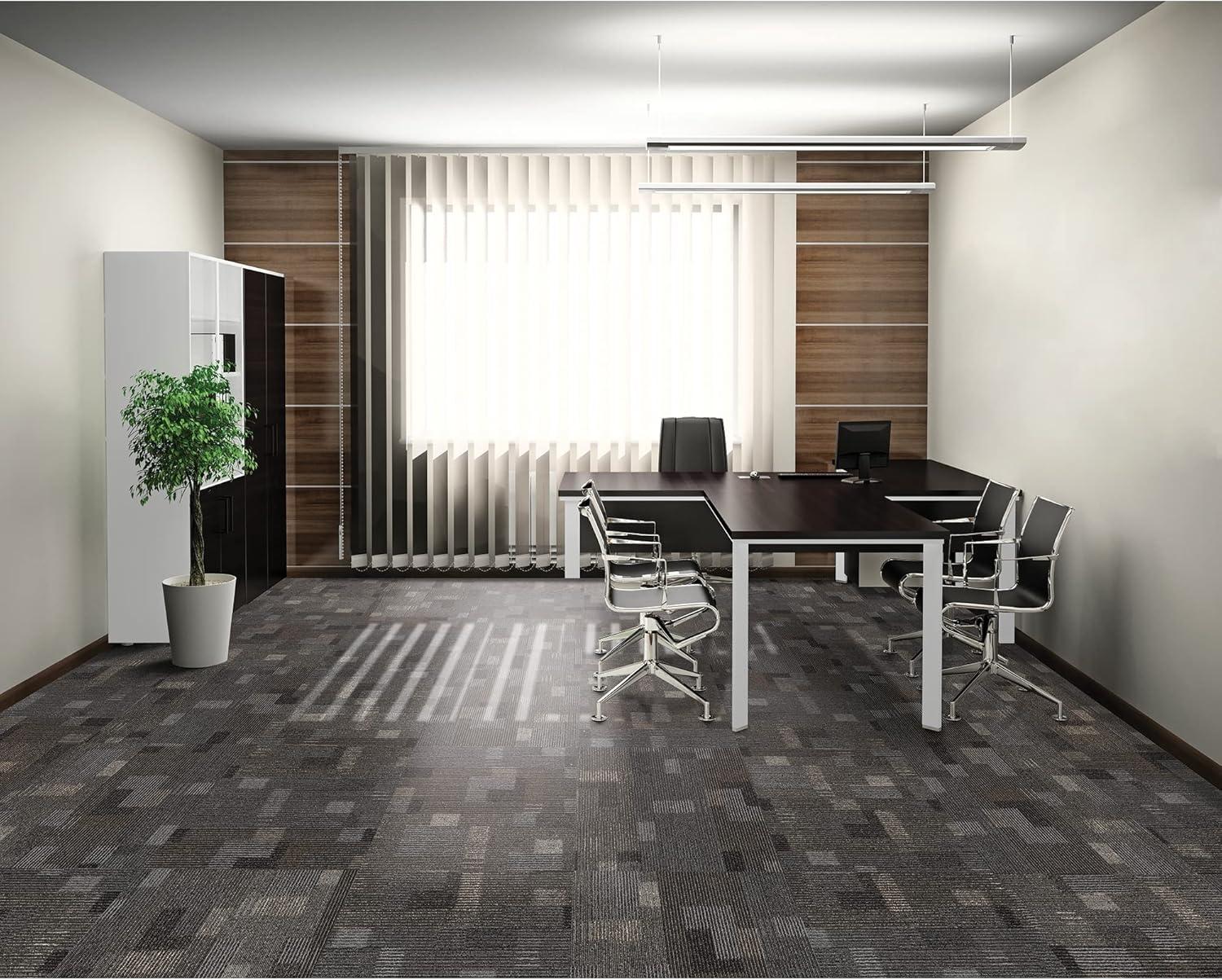 Mohawk Basics 24" x 24" Carpet Tile Sample with EnviroStrand™ PET Fiber in Neutral (1 piece)